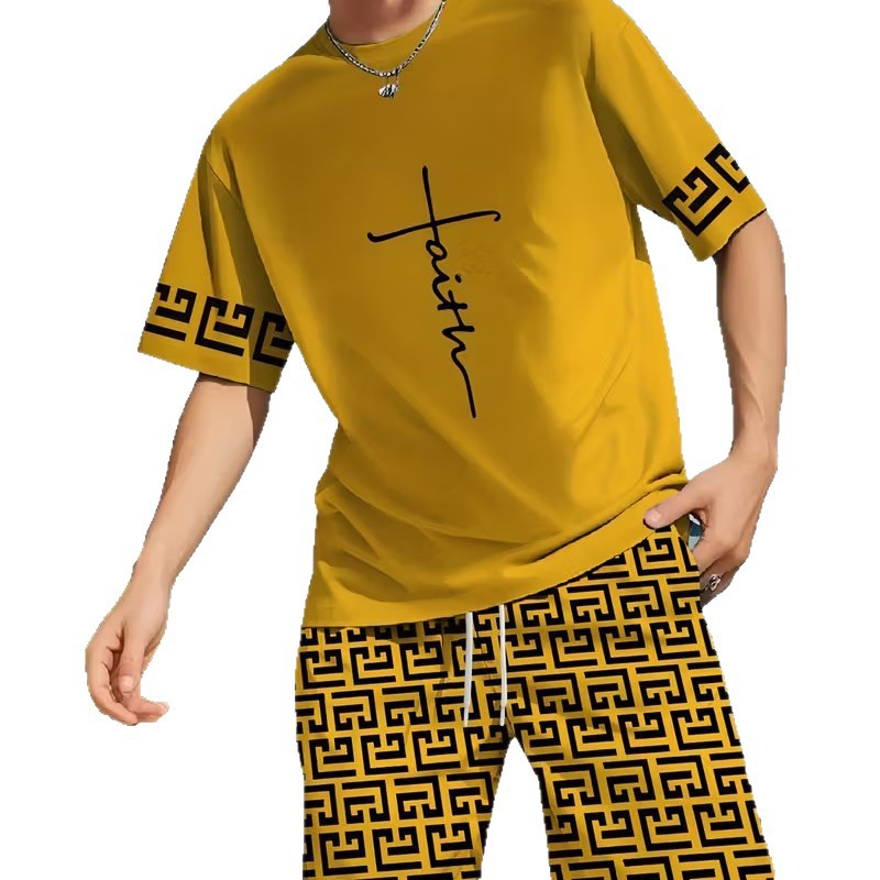 KZZ Men's Summer Casual Set