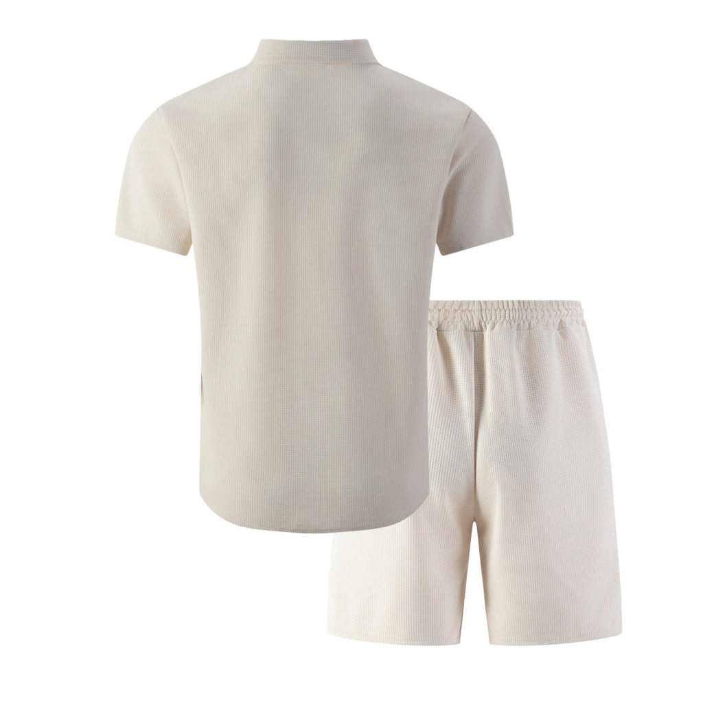 KZZ Men's Business Casual Sportswear Set