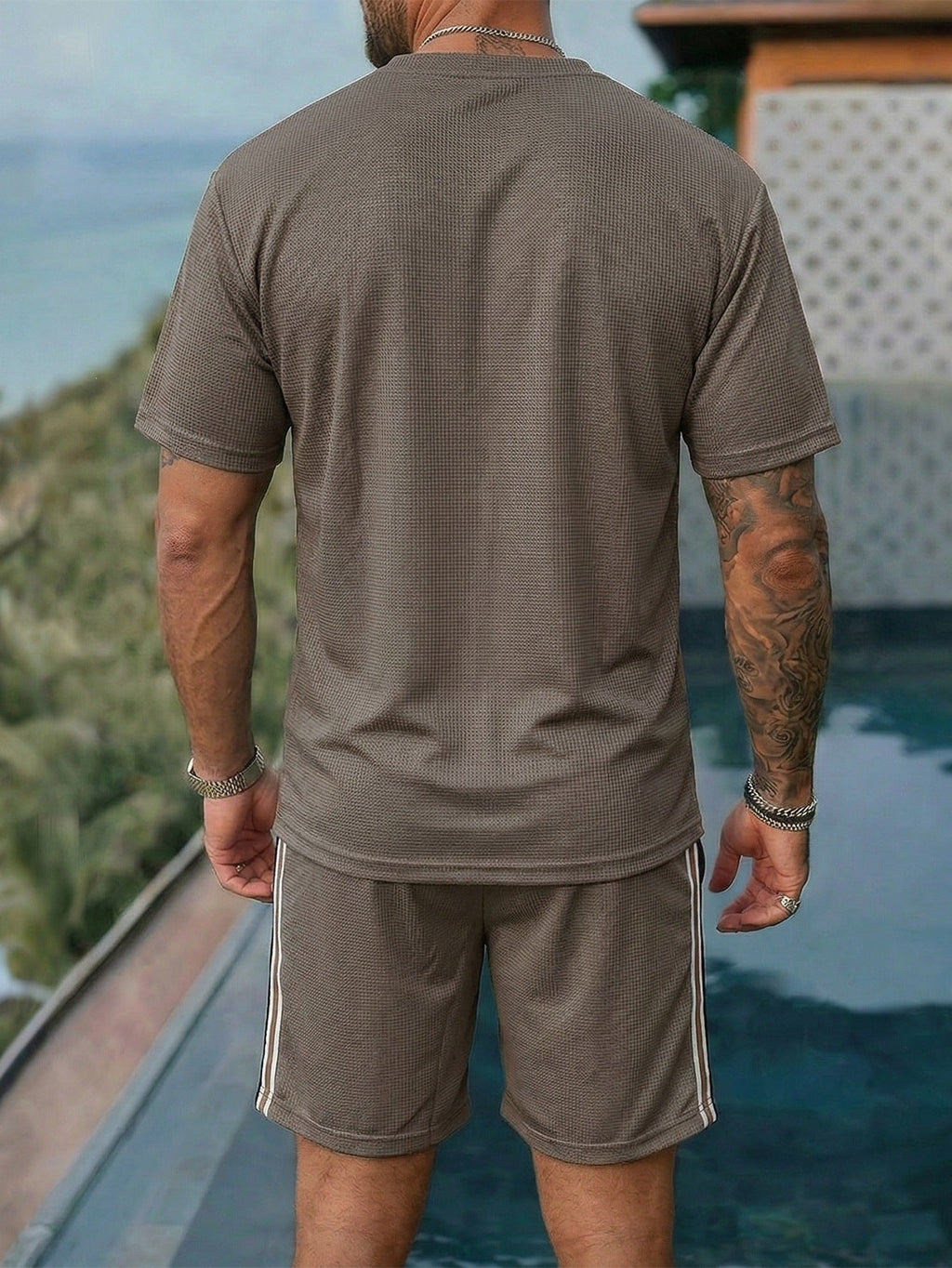 KZZ Men's Summer Sports & Casual Set