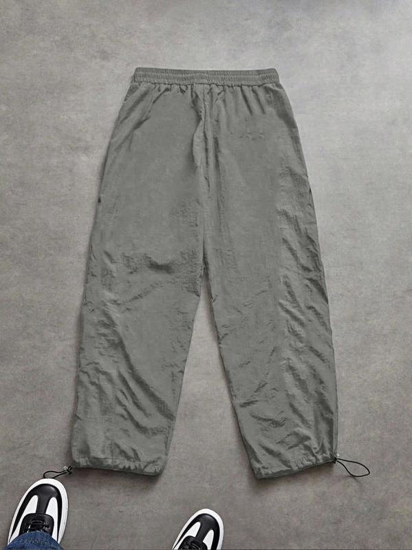 KZZ Men's Casual Striped Print Comfortable Straight-Leg Sweatpants