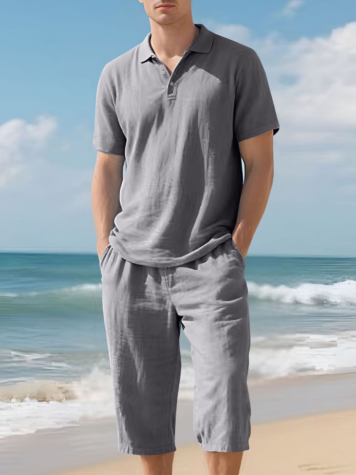 KZZ Loose-Fit, Casual, and Stylish Two-Piece Set