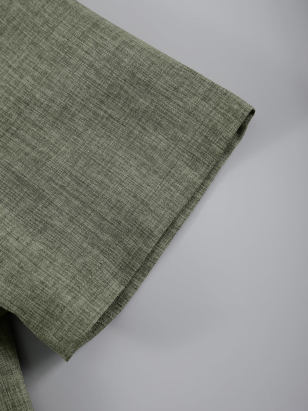 KZZ Men's Linen-Blend Two-Piece Loungewear Set