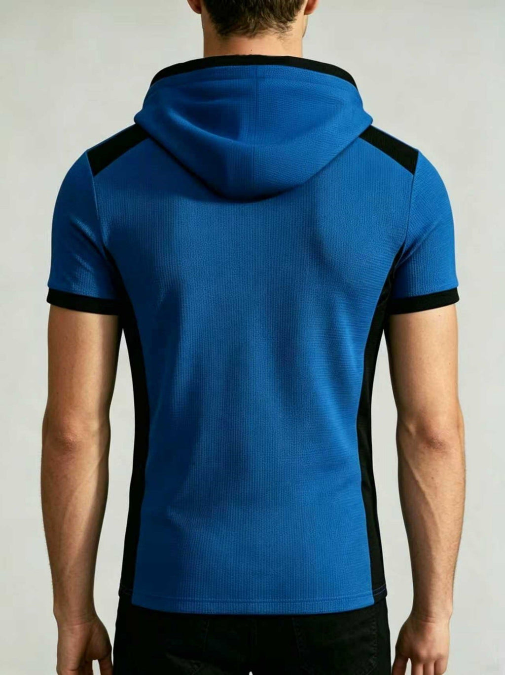 KZZ Waffle-Knit Short-Sleeve Top