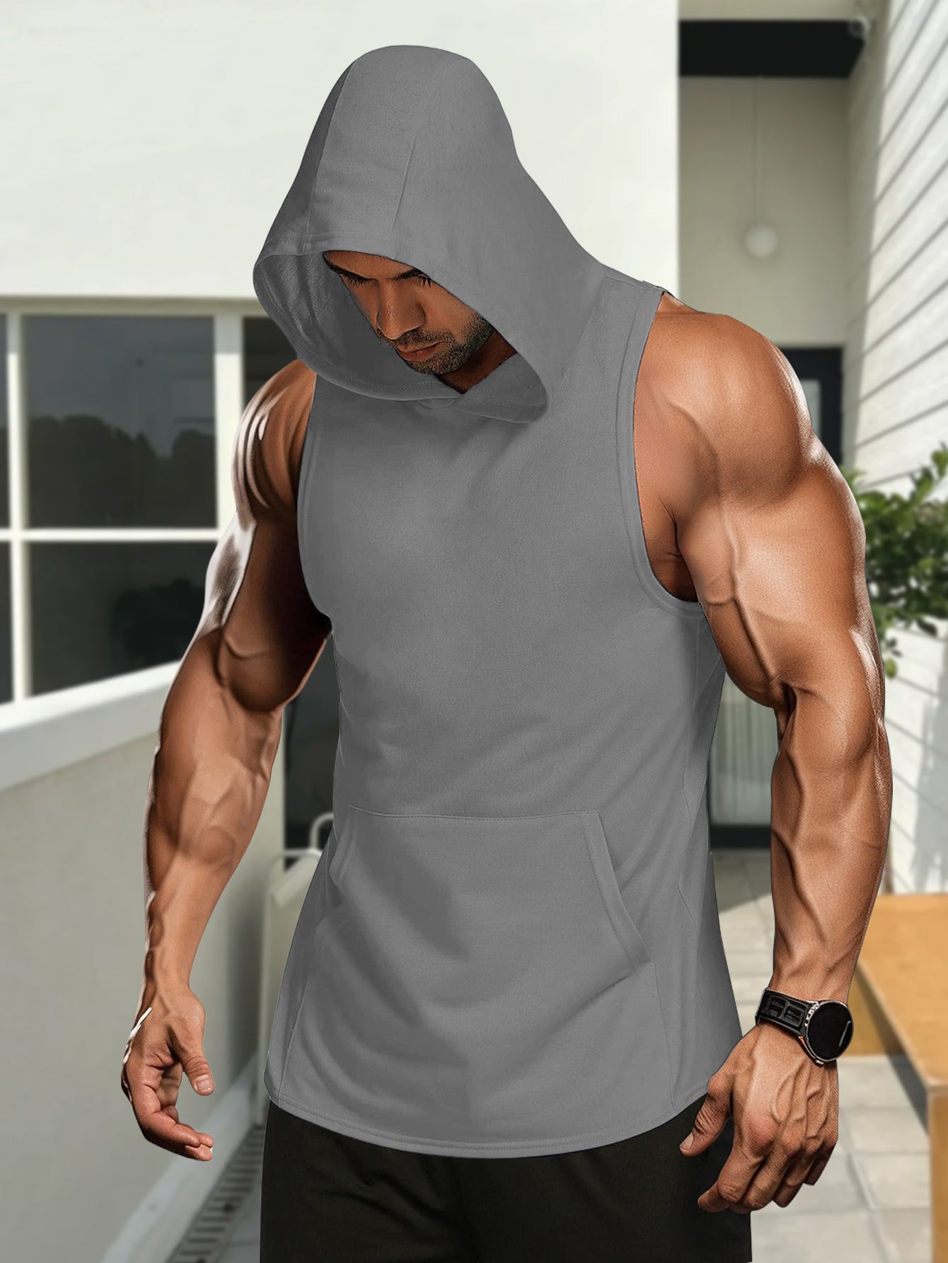 KZZ Breathable Sports Training Hoodie