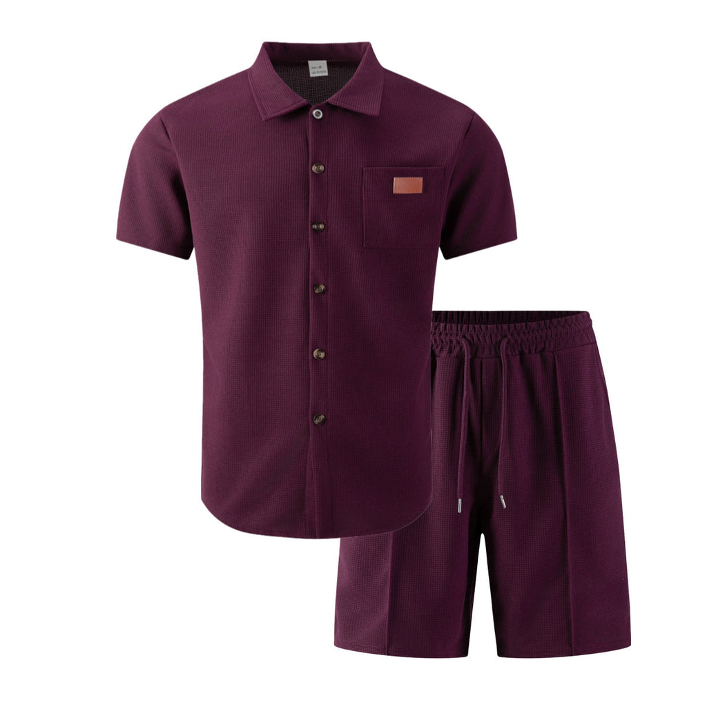 KZZ Men's Business Casual Sportswear Set