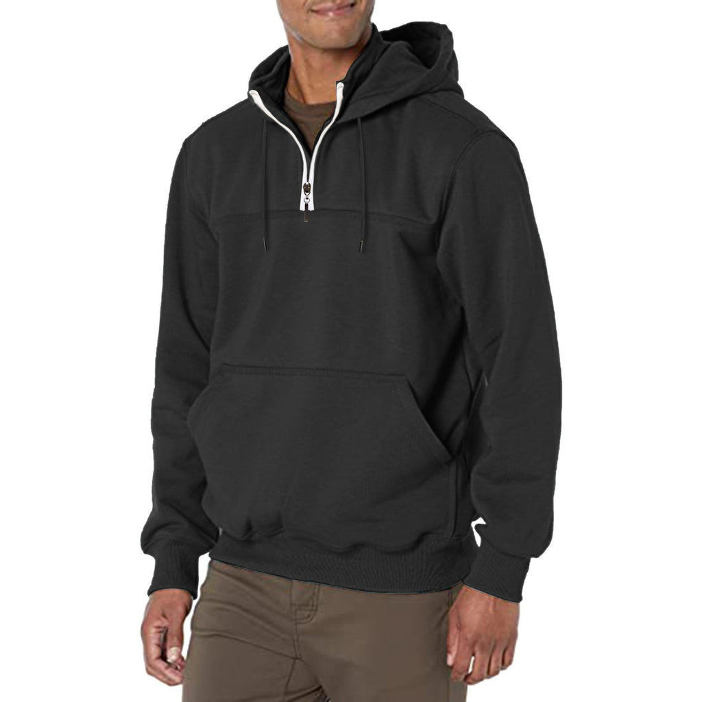KZZ Men's Heavyweight Hooded Sweatshirt - Winter Warm Pullover Hoodie