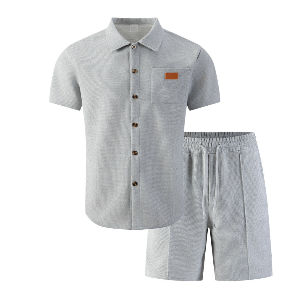 KZZ Men's Business Casual Sportswear Set
