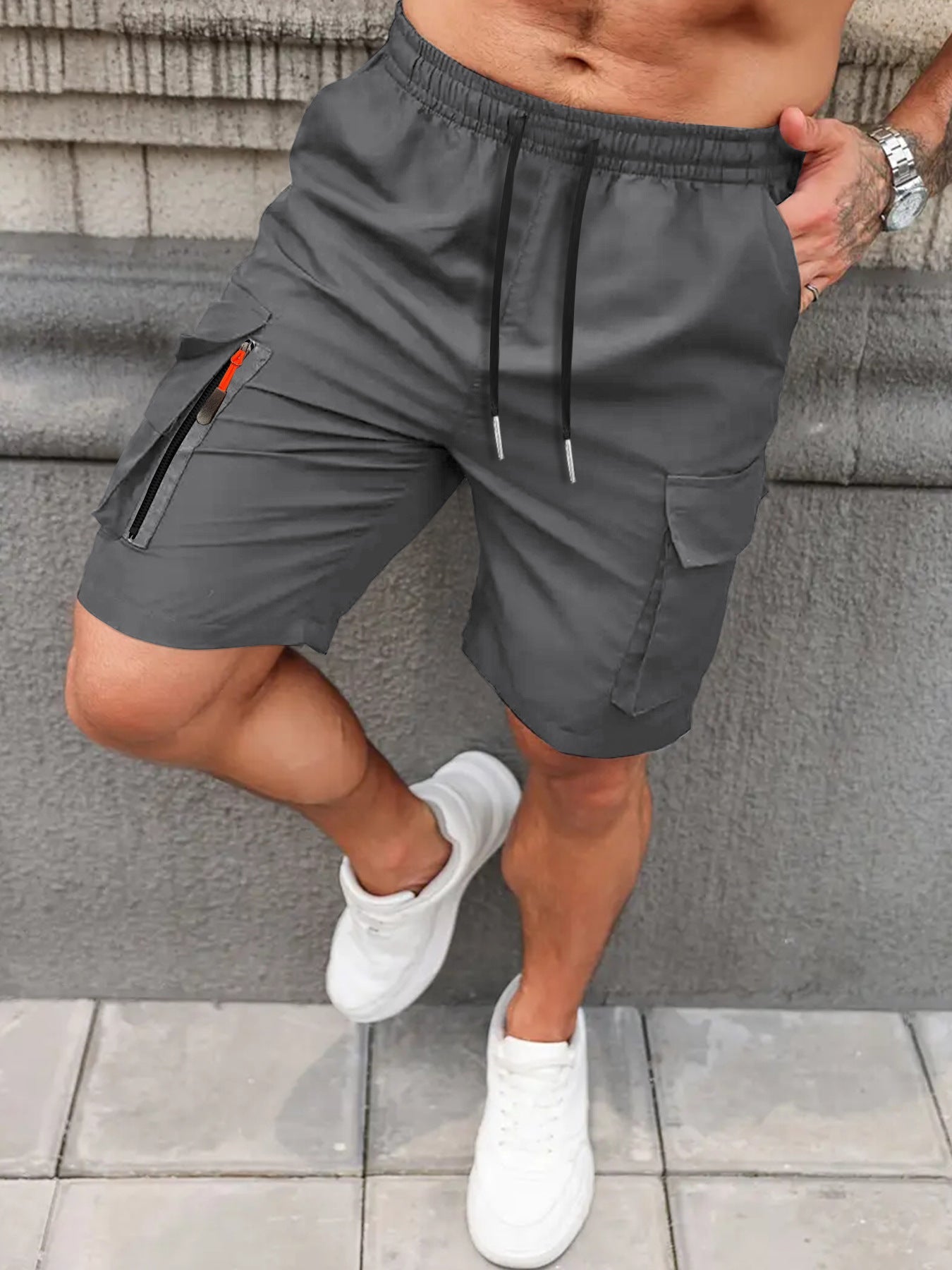 KZZ New Men's Cargo Shorts