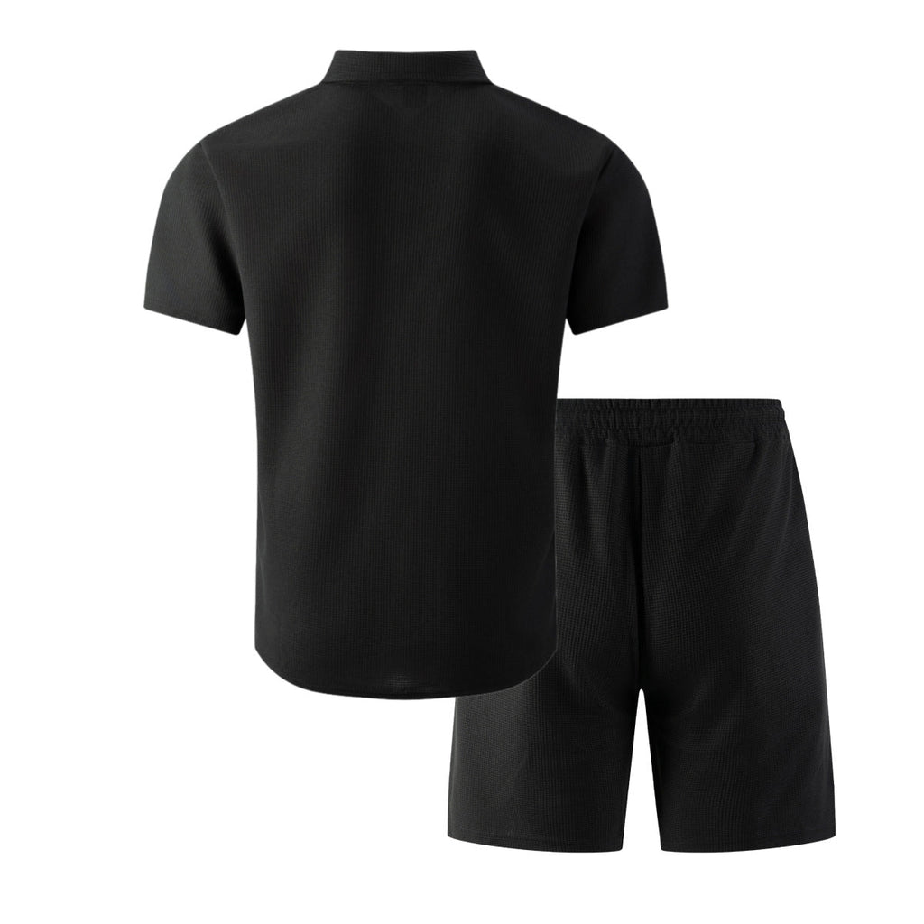 KZZ Men's Business Casual Sportswear Set