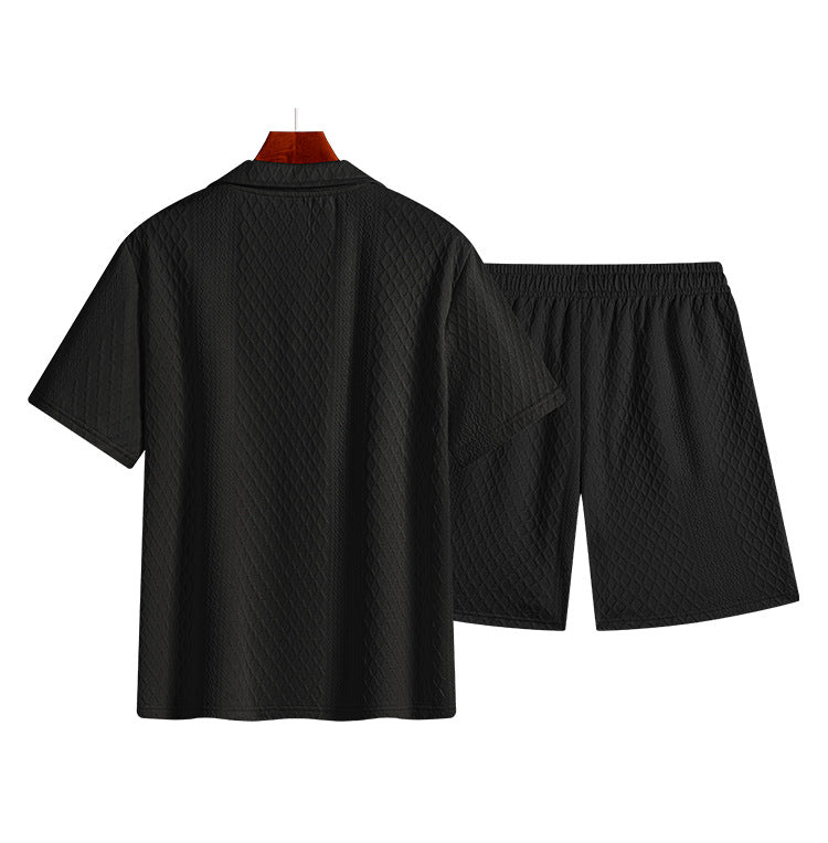 KZZ  Men's 3D Polo Shirt Set