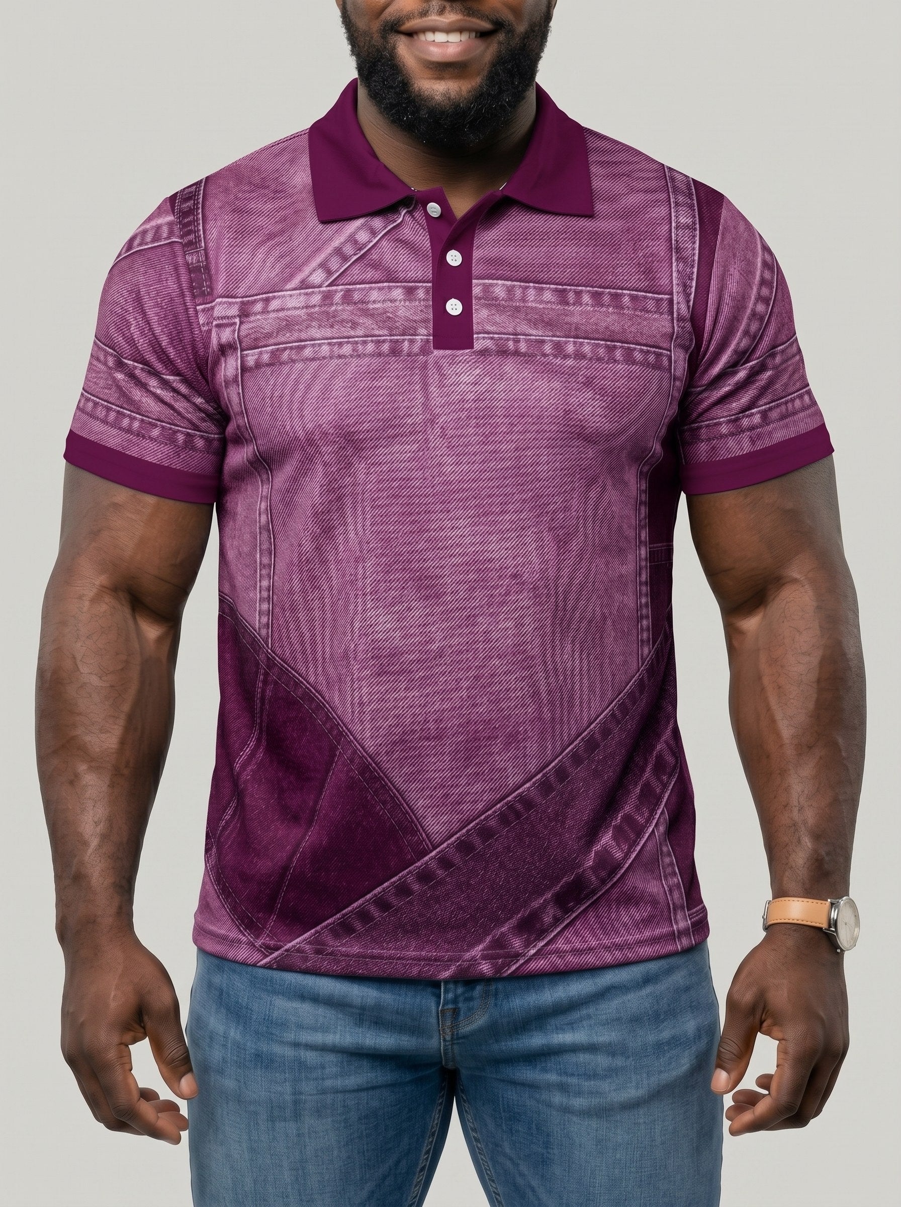 KZZ Men's Short-Sleeve Shirt