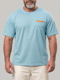 KZZ Men's Classic Waffle-Knit T-Shirt