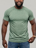 KZZ Men's Quick-Drying Crew Neck T-Shirt