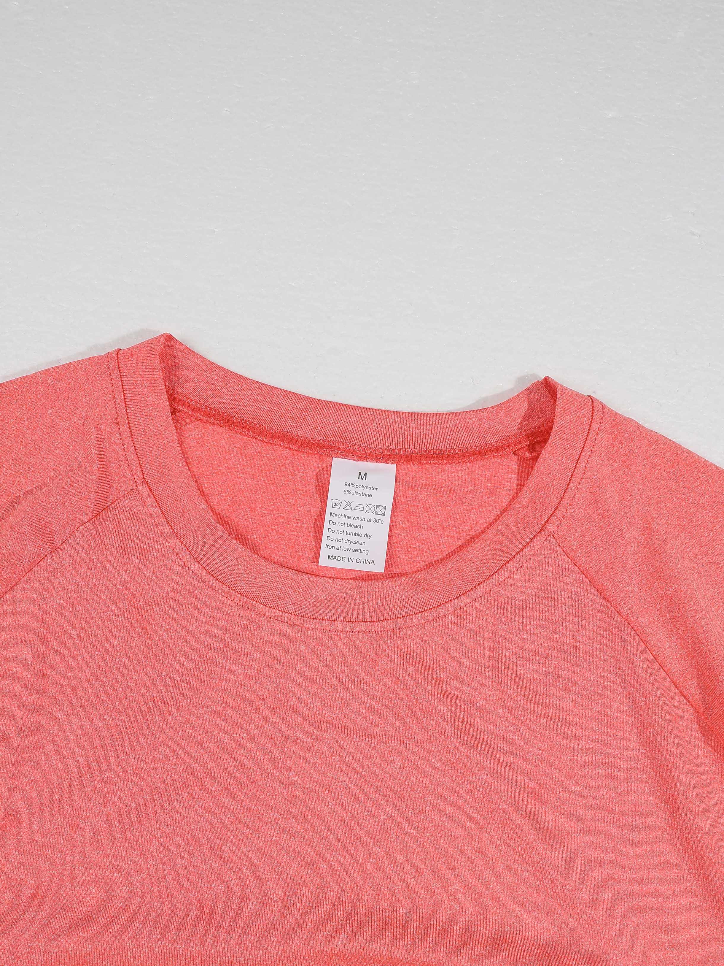 KZZ Men's Quick-Drying Crew Neck T-Shirt