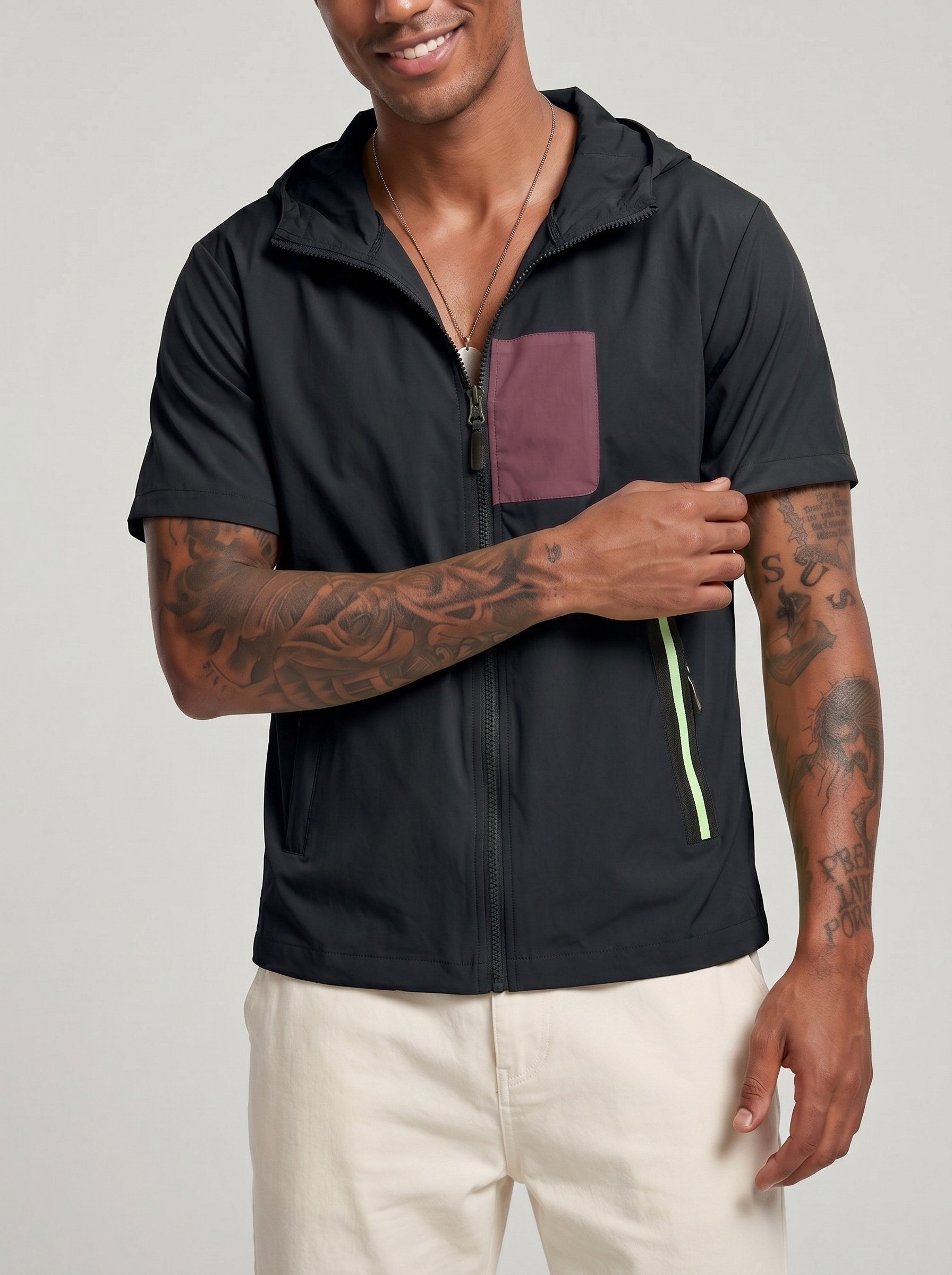 KZZ Short-Sleeve Hoodie
