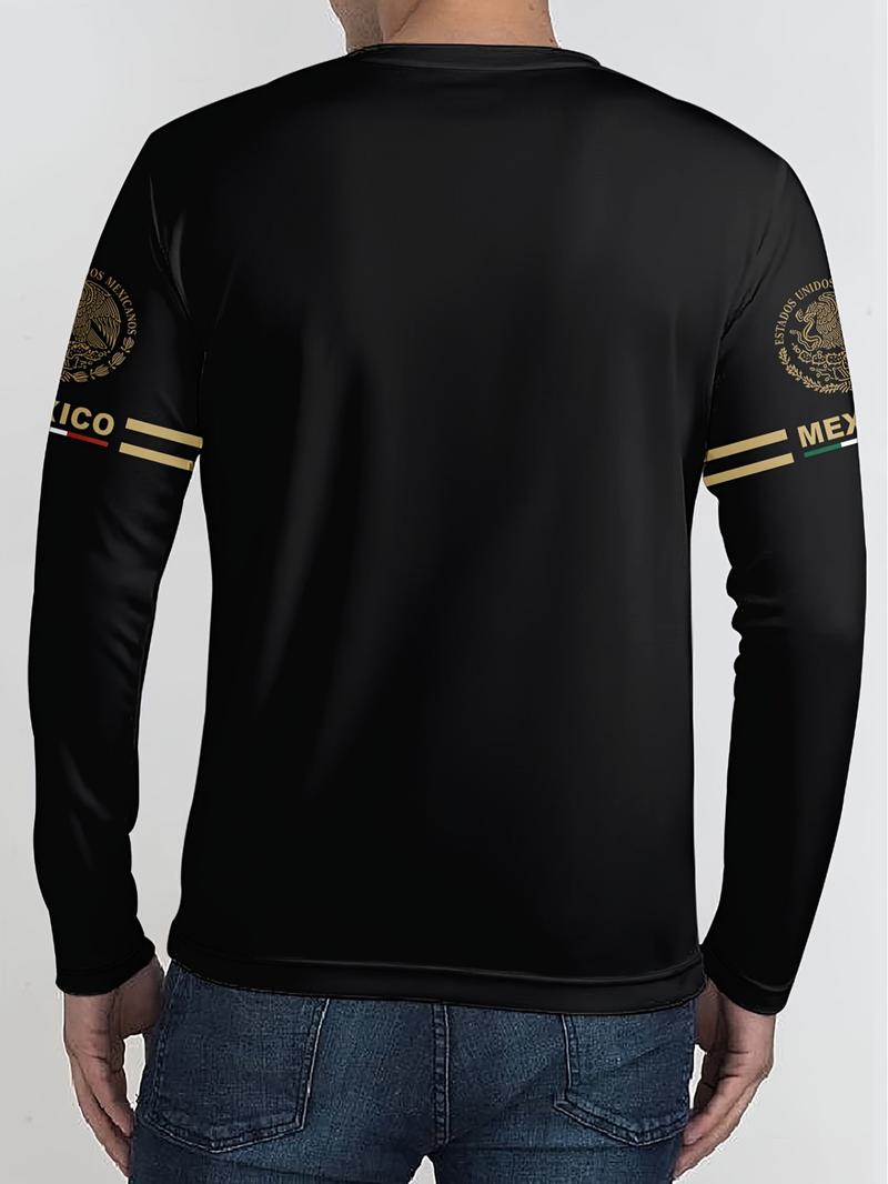 KZZ Men's 3D Print Long Sleeve T-Shirt