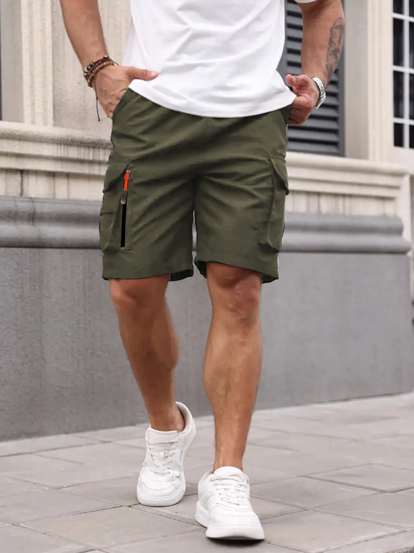 KZZ New Men's Cargo Shorts