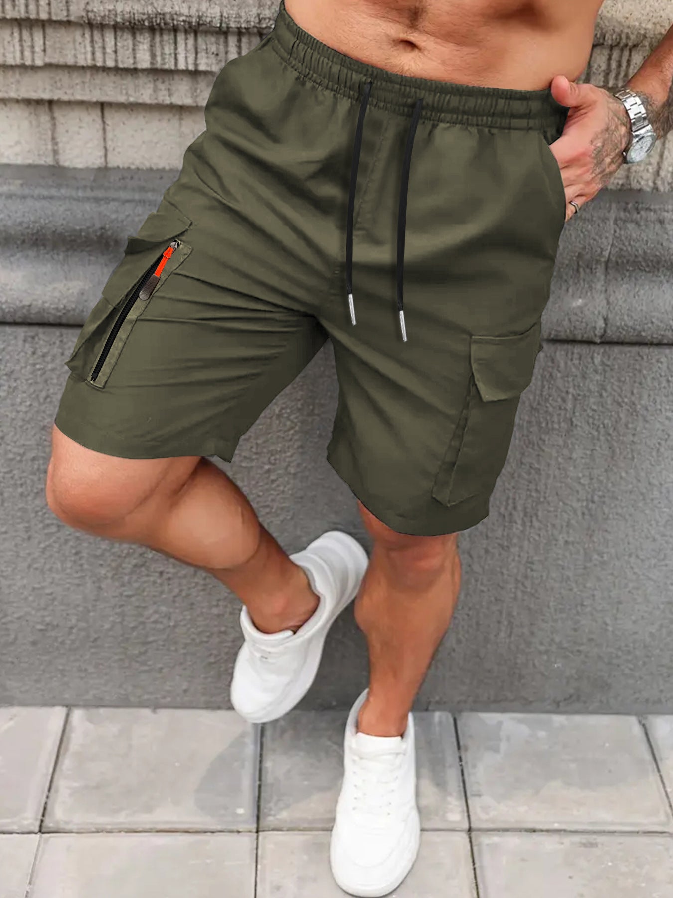 KZZ New Men's Cargo Shorts