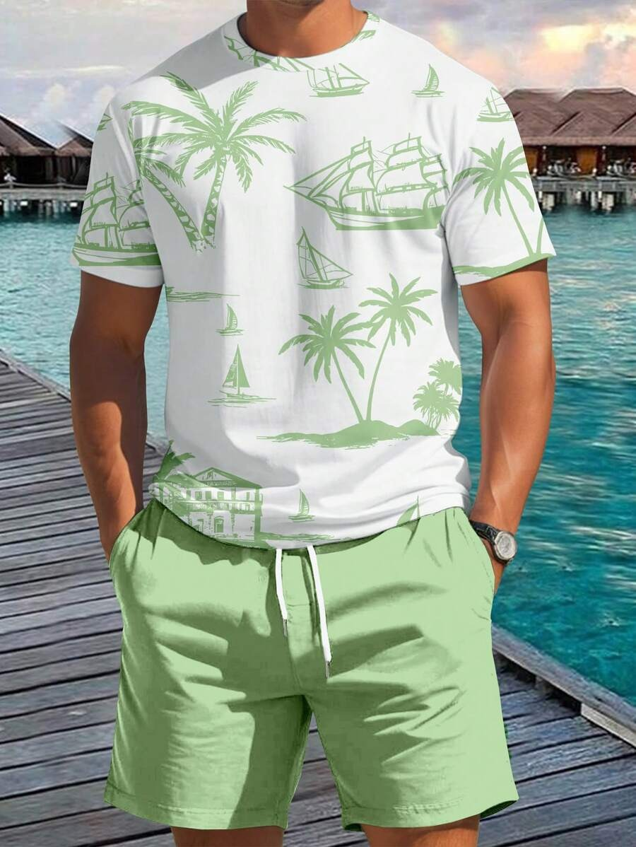 KZZ Summer Streetwear: Loose-Fit Casual Hip-Hop Set