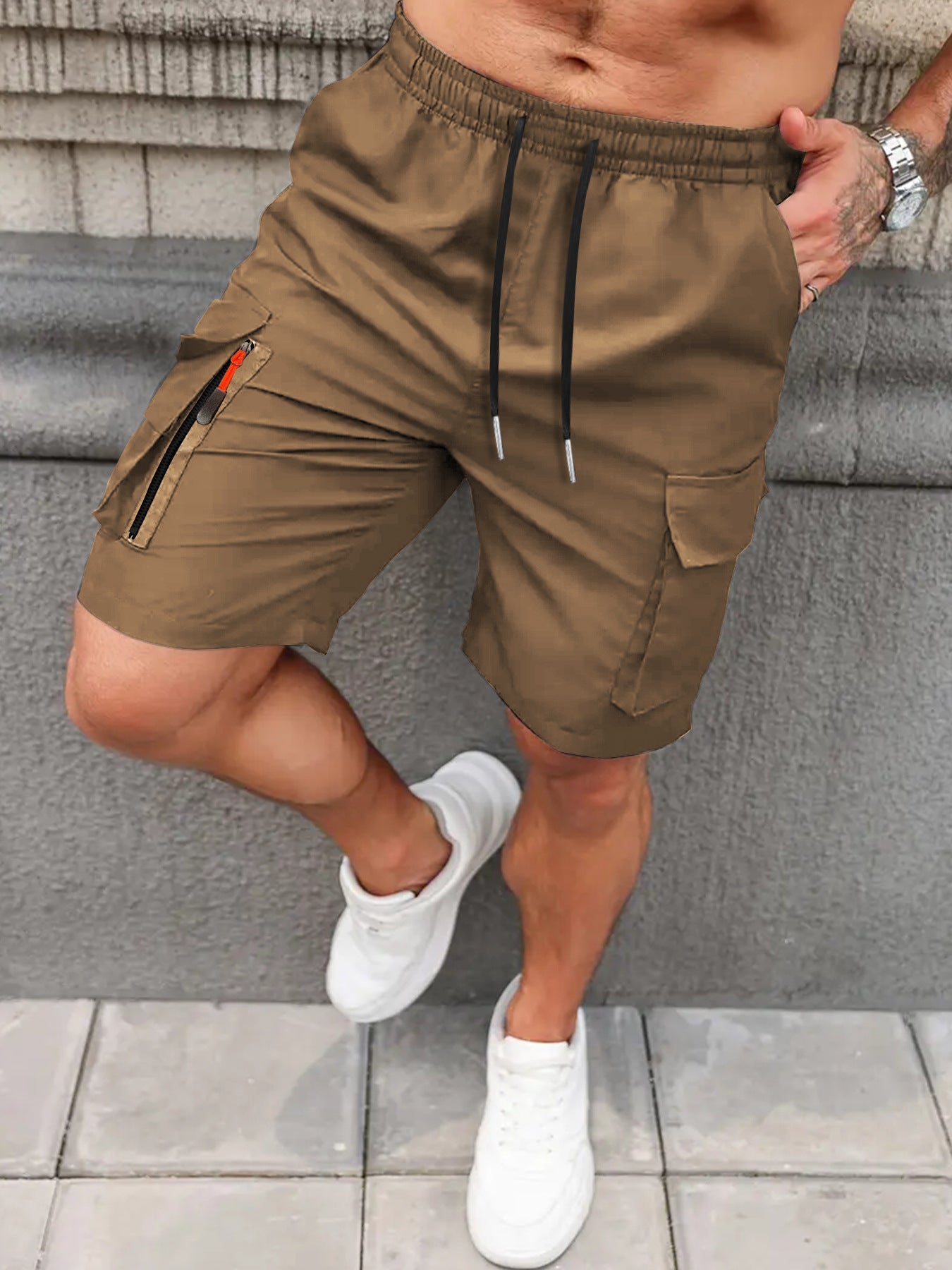 KZZ New Men's Cargo Shorts