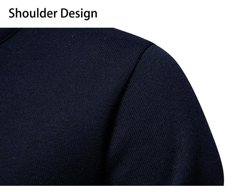 KZZ Men's Quarter Zip Sweater Slim Fit Lightweight High Neck Pullover Casual Sweater