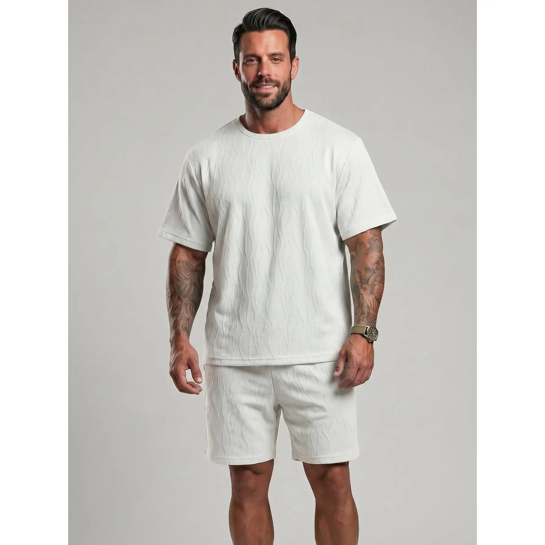 KZZ Men's Shorts and Top Set