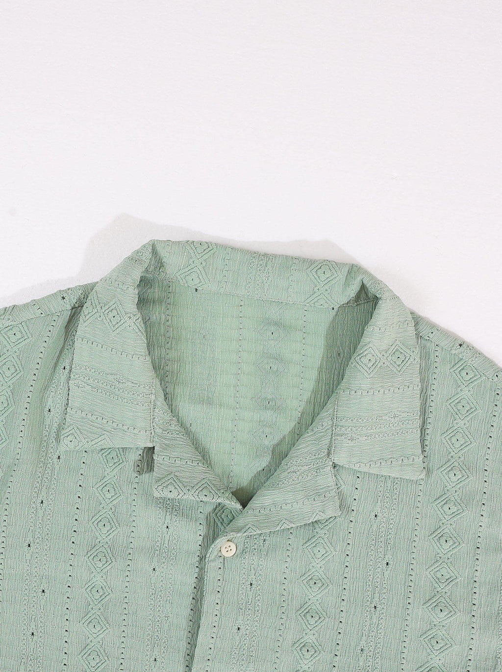 KZZ Men's Casual Short-Sleeve Shirt
