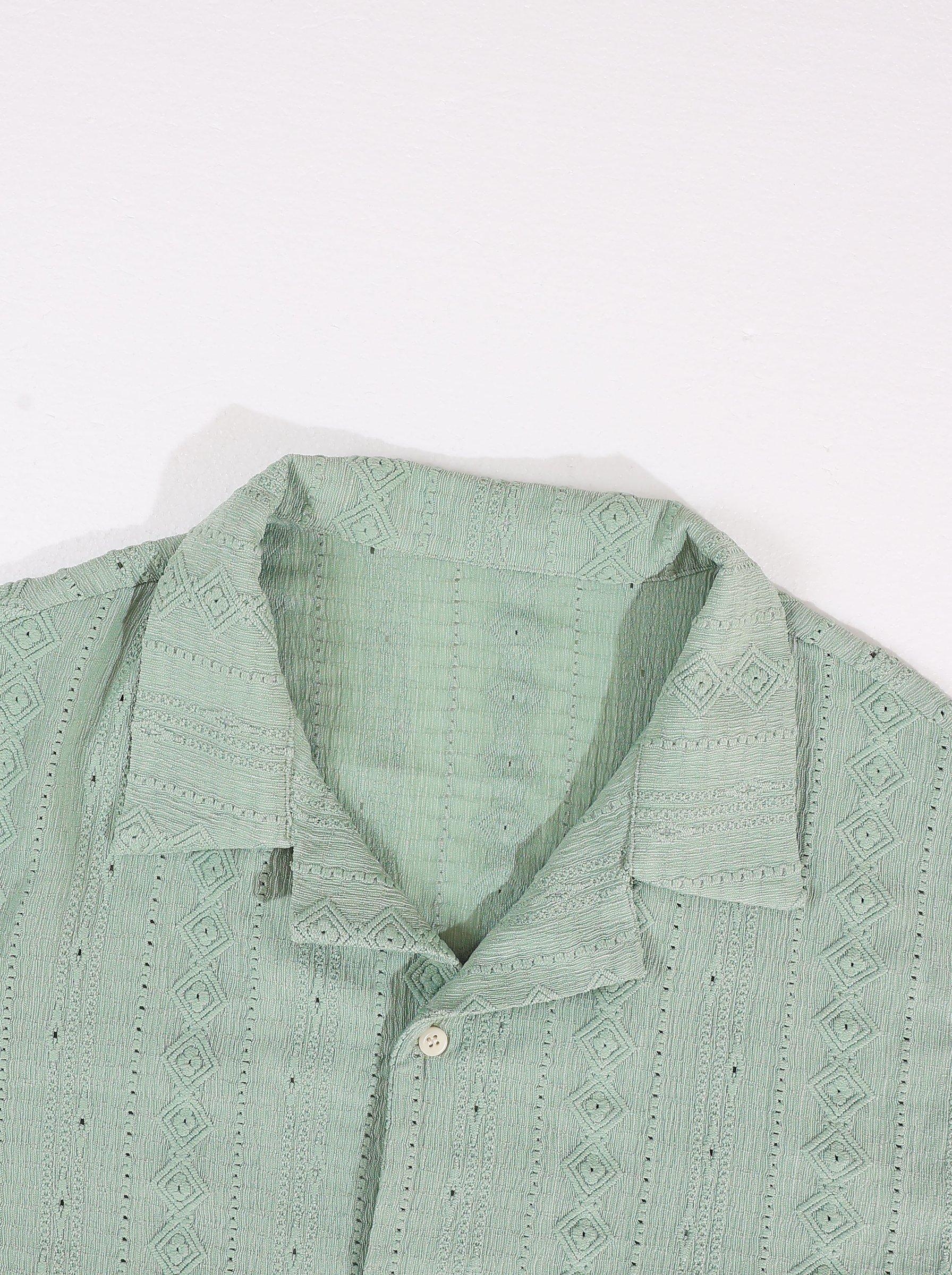 KZZ Men's Casual Short-Sleeve Shirt