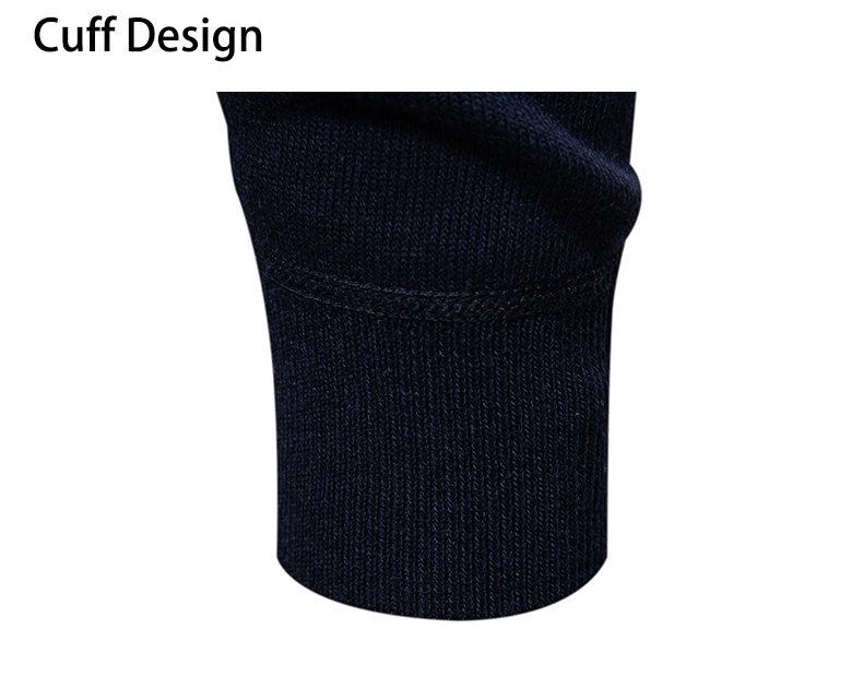 KZZ Men's Quarter Zip Sweater Slim Fit Lightweight High Neck Pullover Casual Sweater