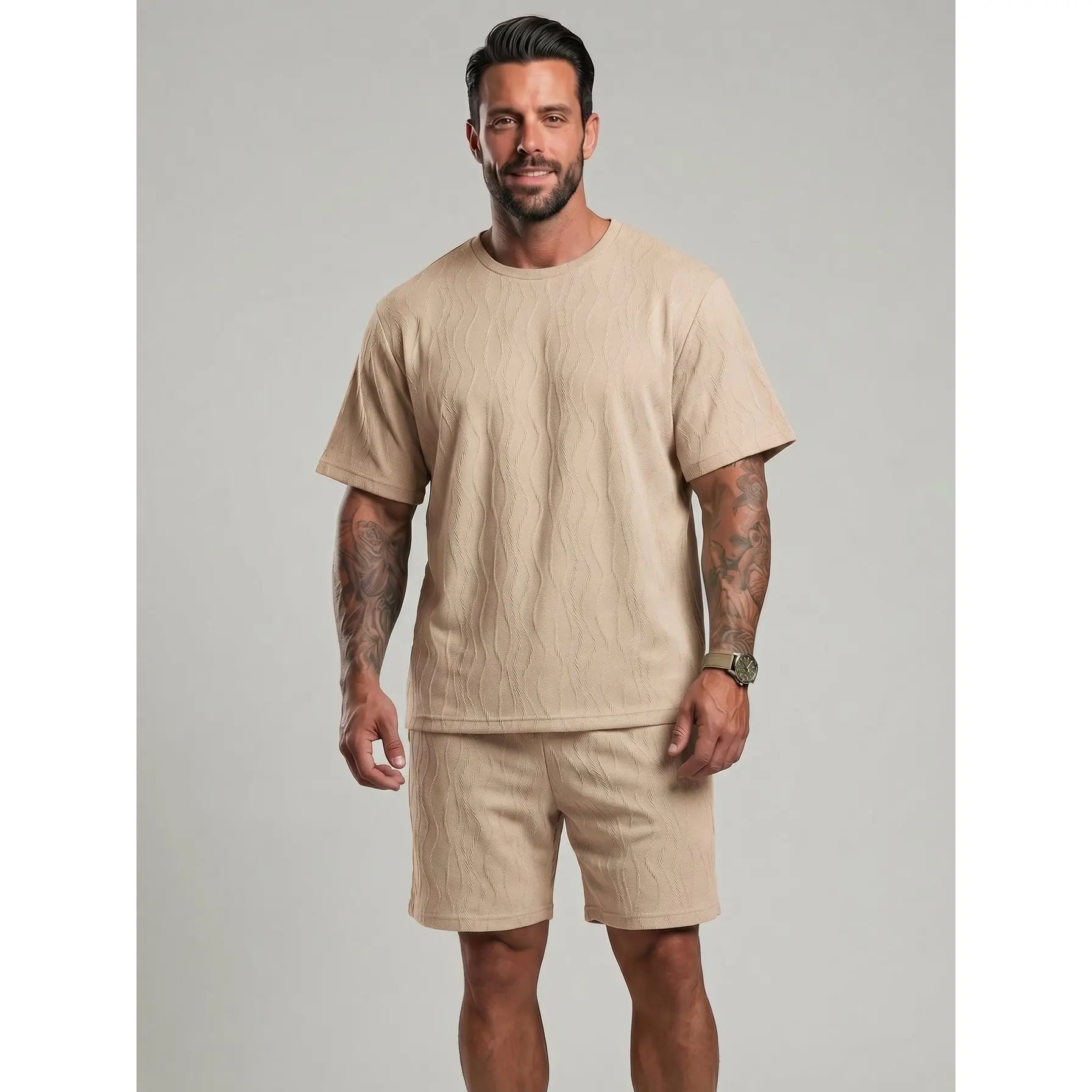 KZZ Men's Shorts and Top Set