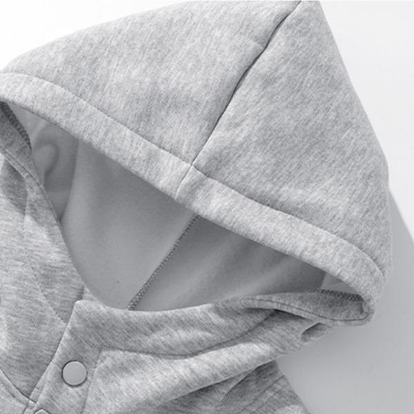 KZZ Autumn & Winter Lazy Set Fleece Hoodie + Straight-Leg Sweatpants