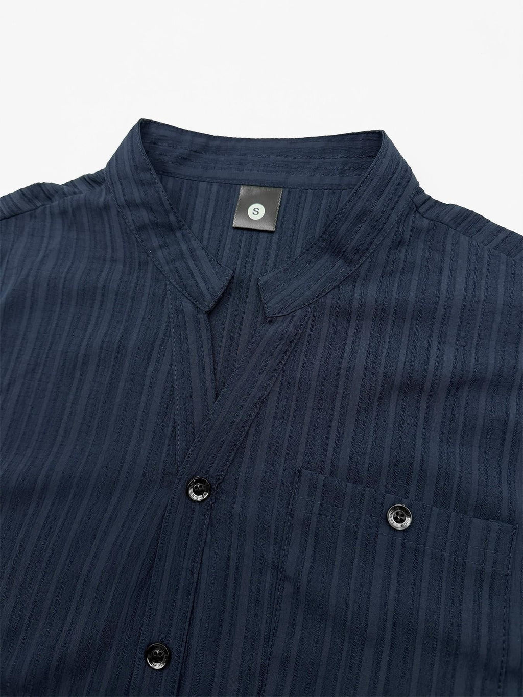 KZZ Men's Summer V-Neck Short-Sleeve Shirt