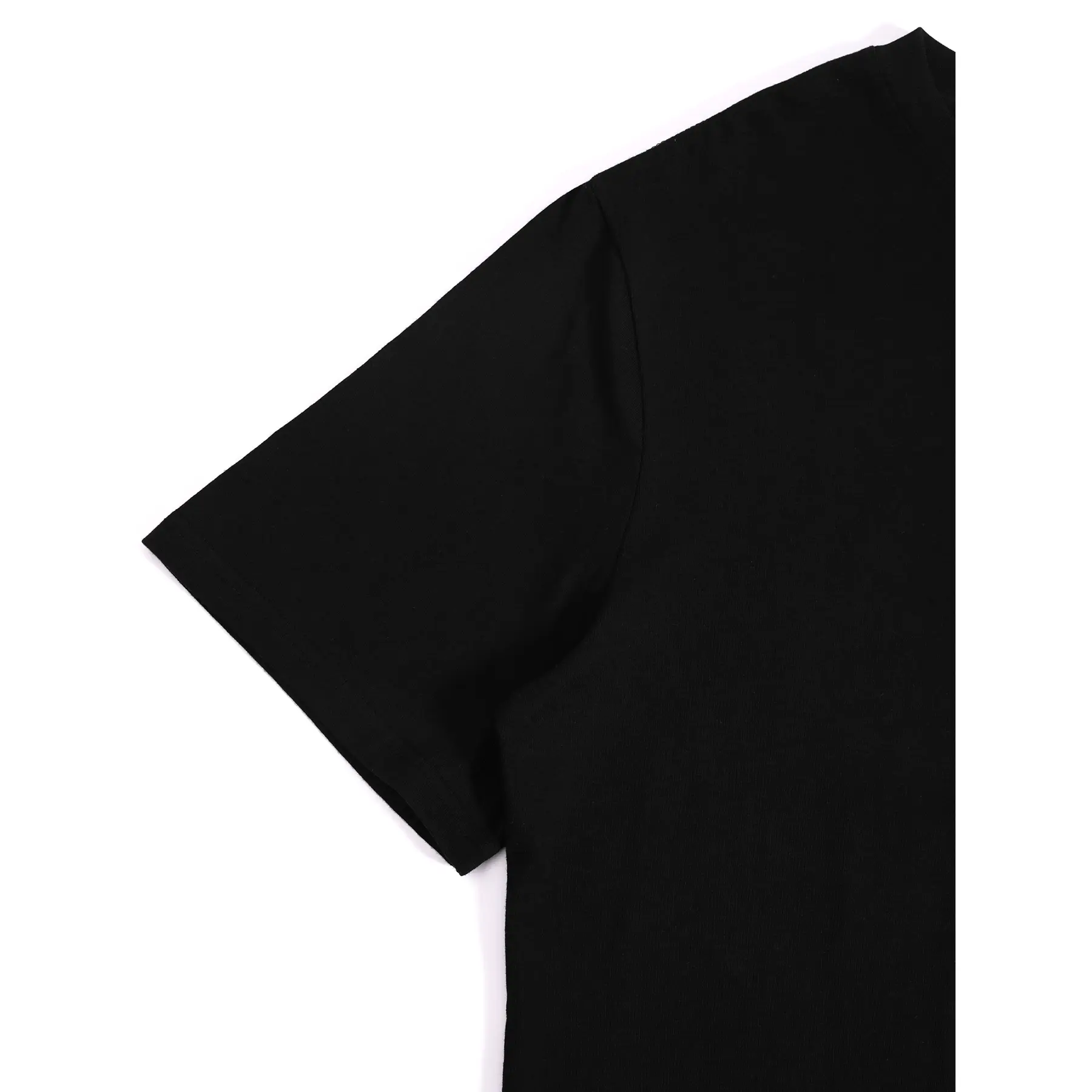 KZZ  Men's black crew neck T-shirt