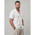 KZZ New Summer Men's Openwork Shirt