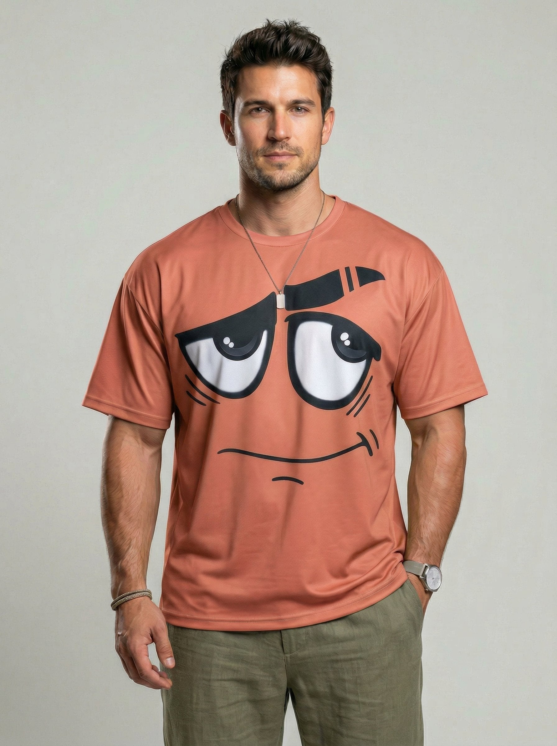 KZZ Men's 3D-Printed T-Shirt