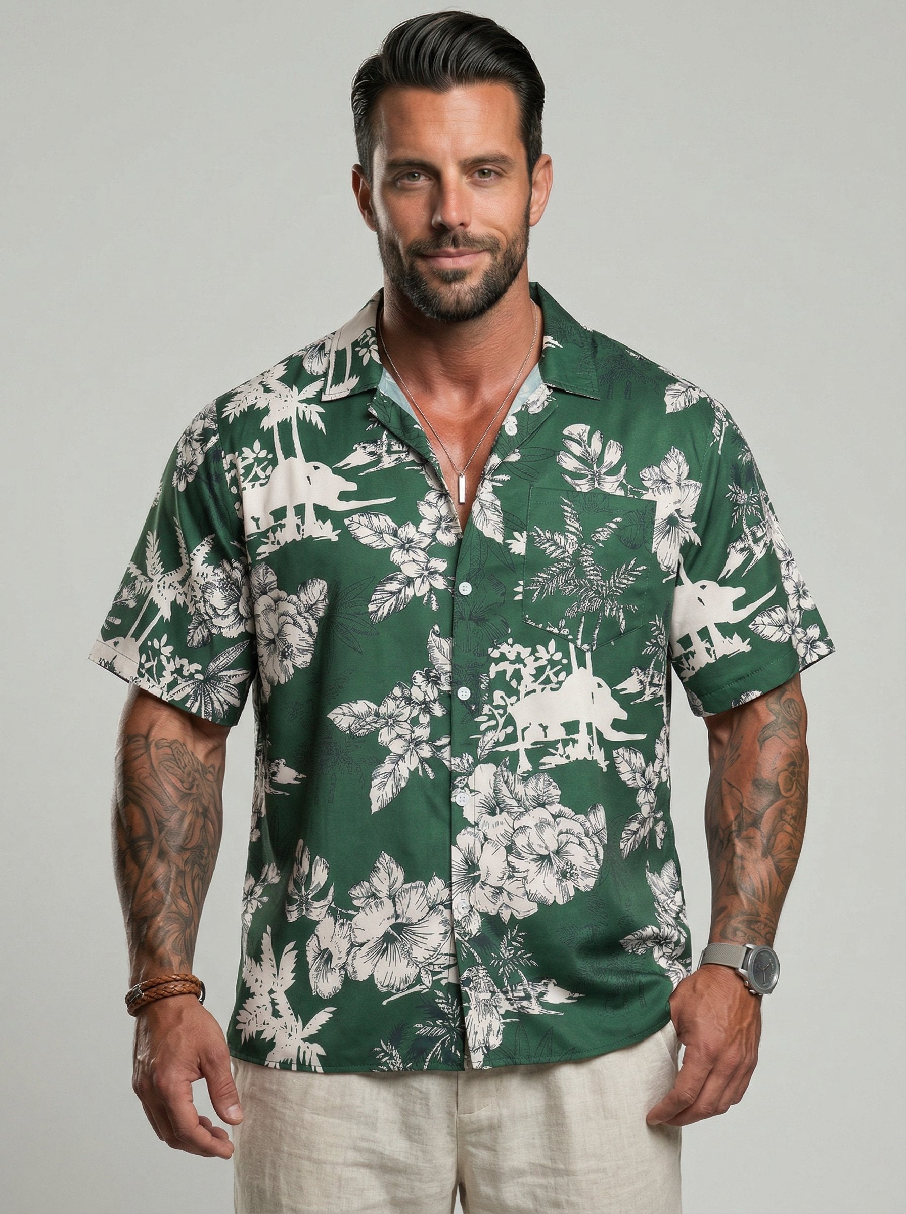 KZZ Men's Hawaiian Shirt