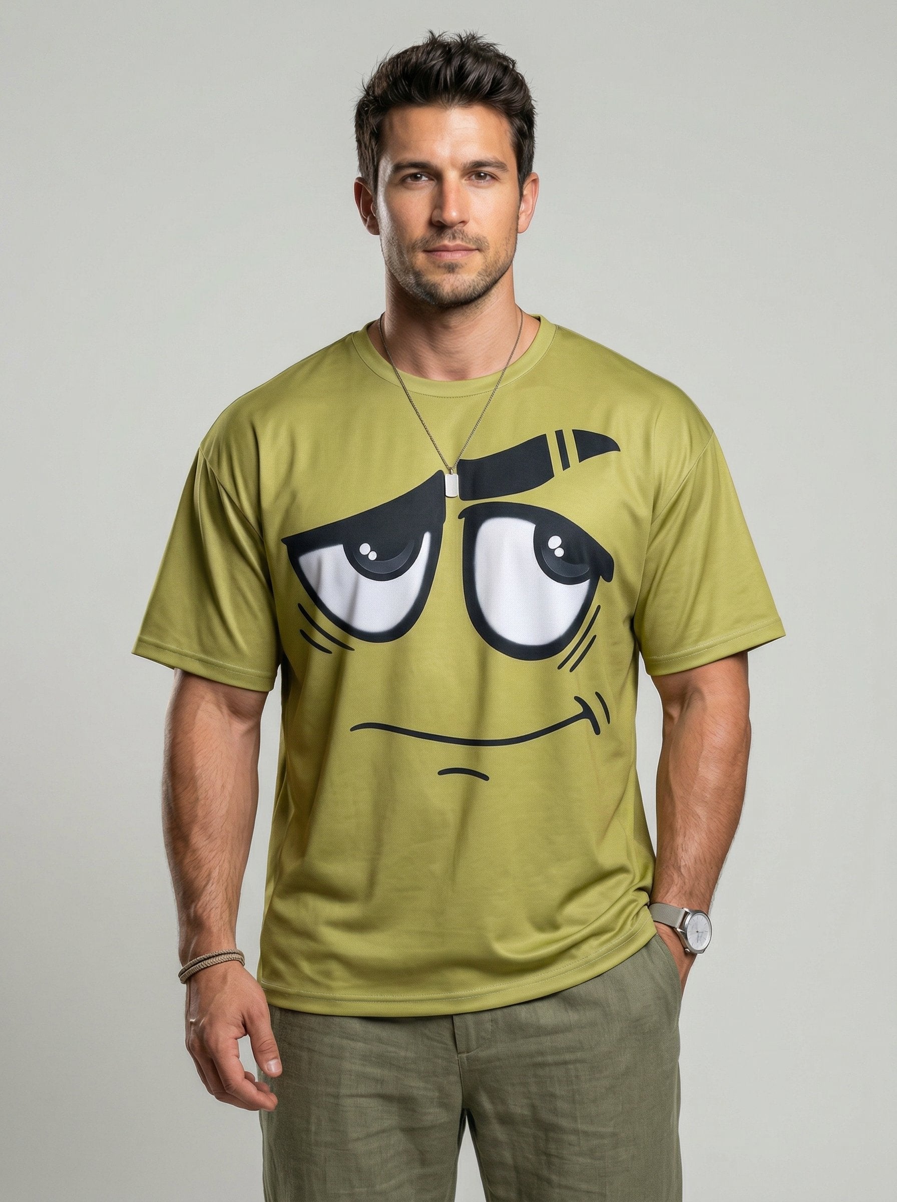 KZZ Men's 3D-Printed T-Shirt