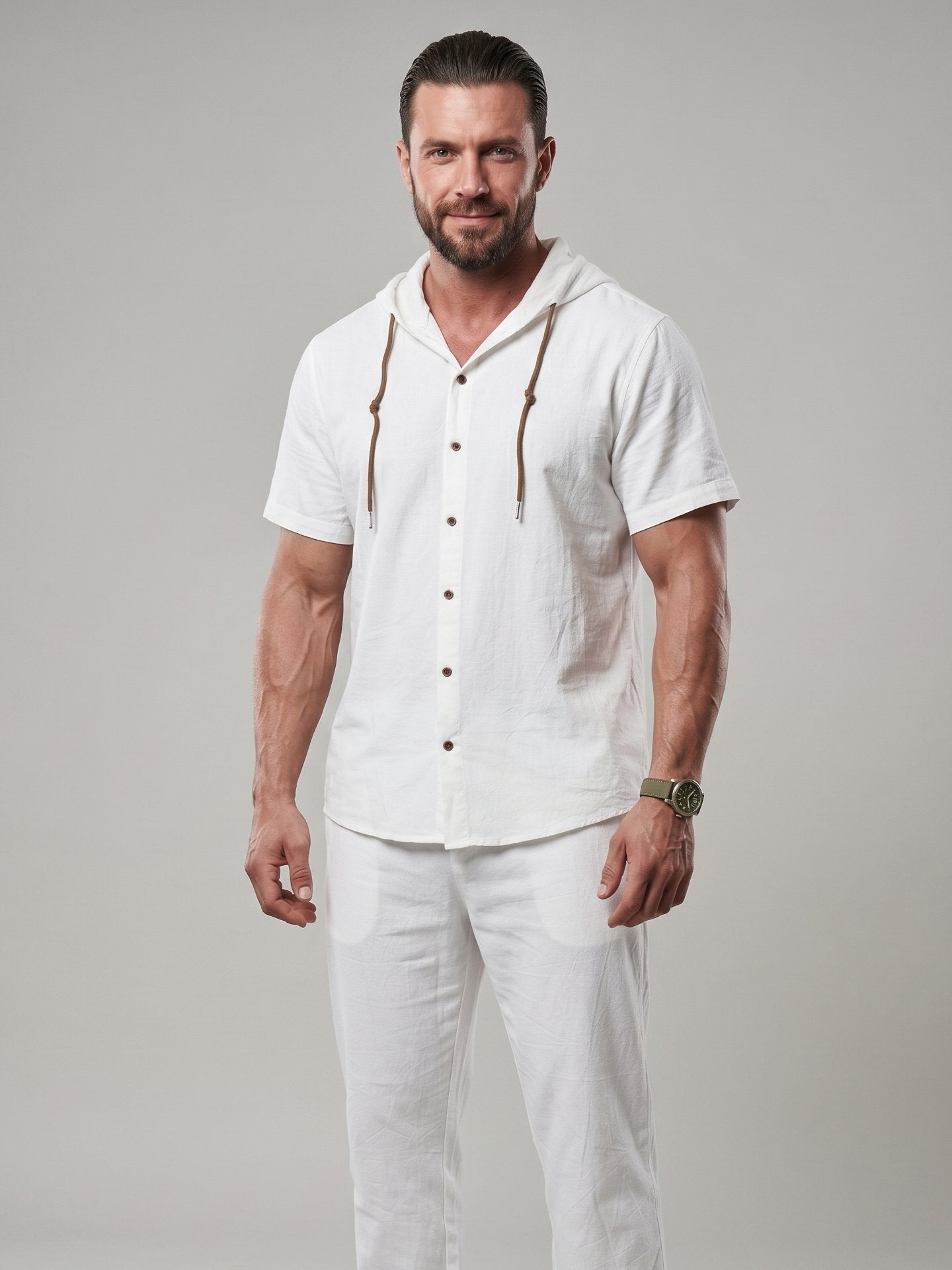 KZZ Men's lightweight two-piece set