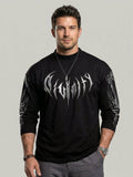 KZZ Men's Slim Fit Long Sleeve Sports Shirt