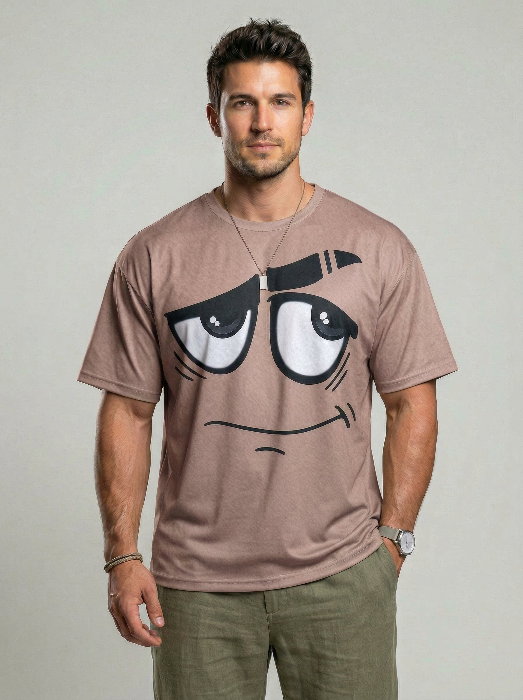 KZZ Men's 3D-Printed T-Shirt