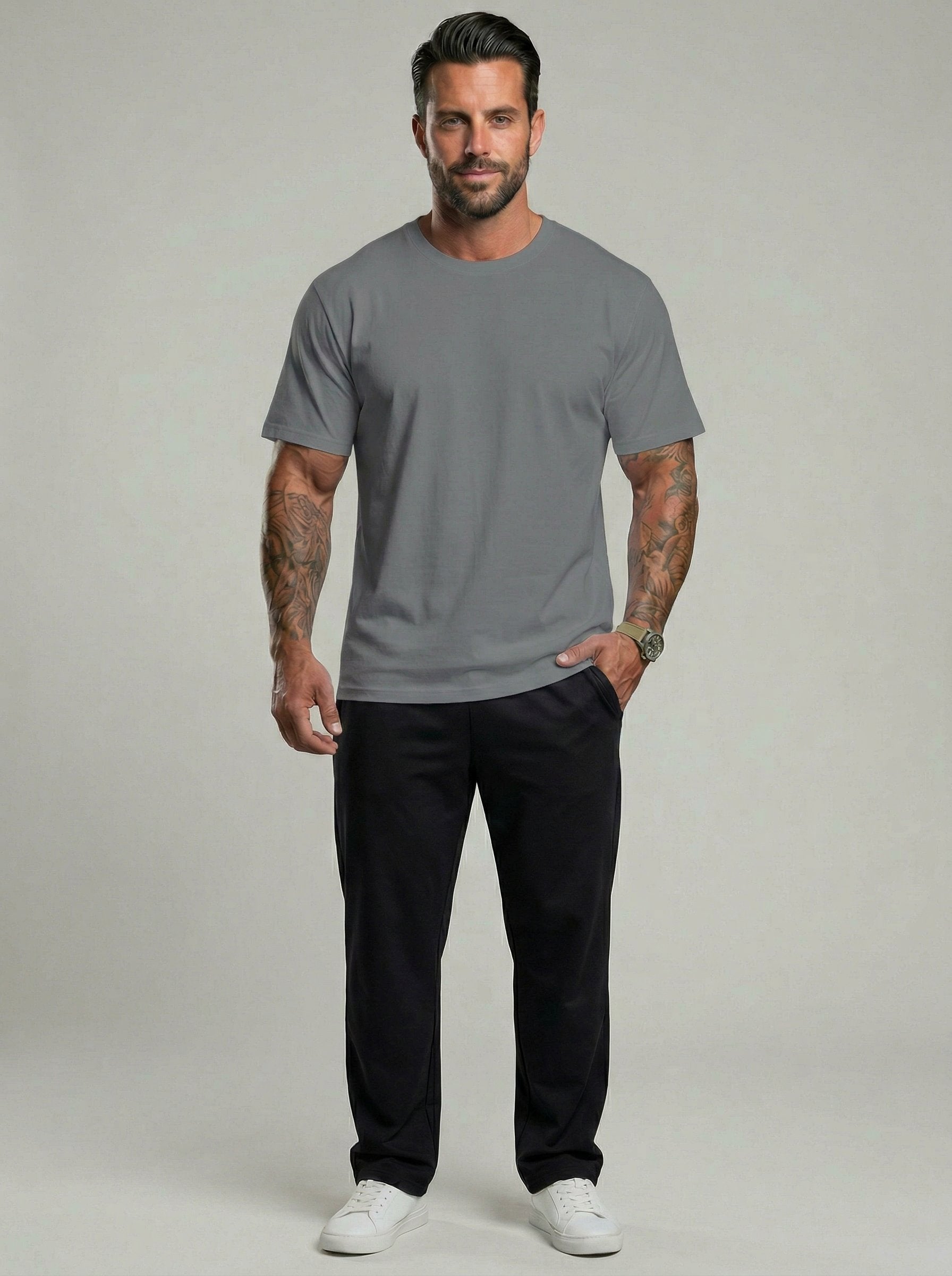 KZZ Men's Active Short Sleeve T Shirts