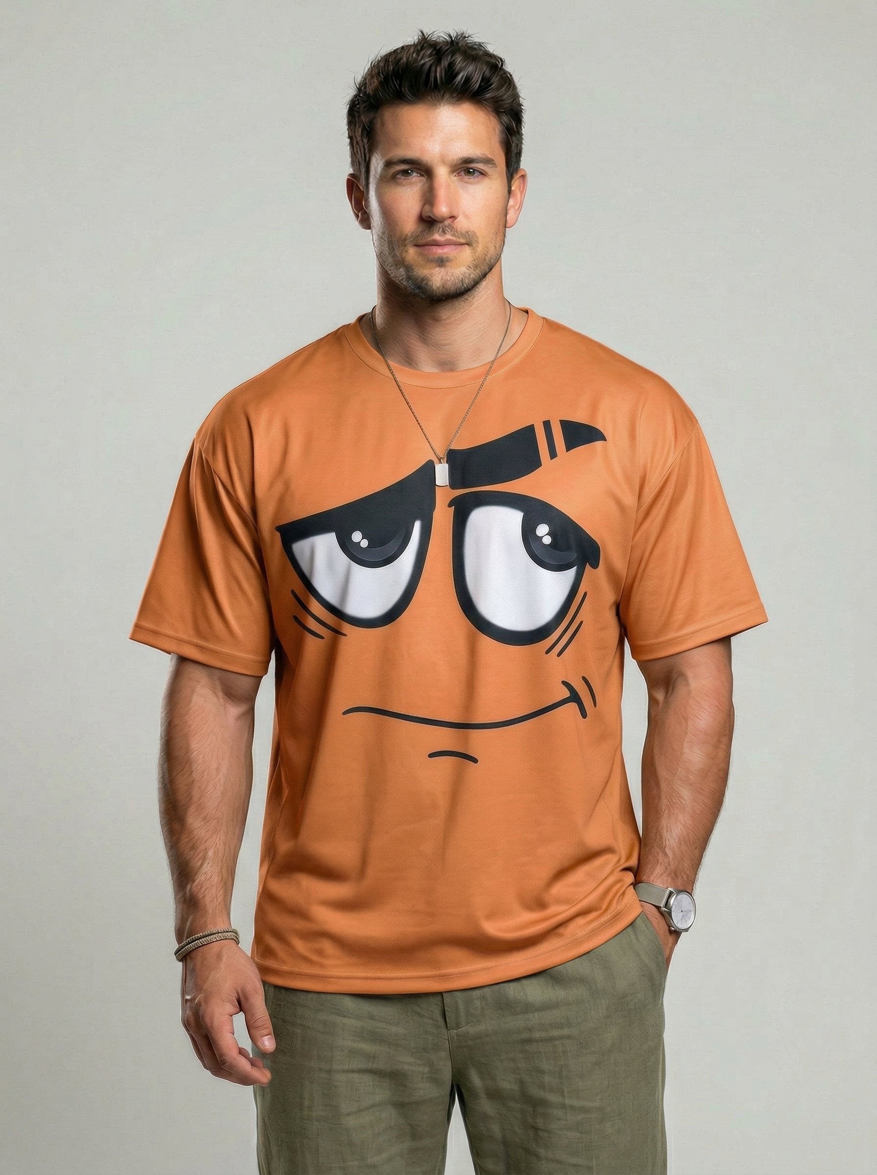 KZZ Men's 3D-Printed T-Shirt