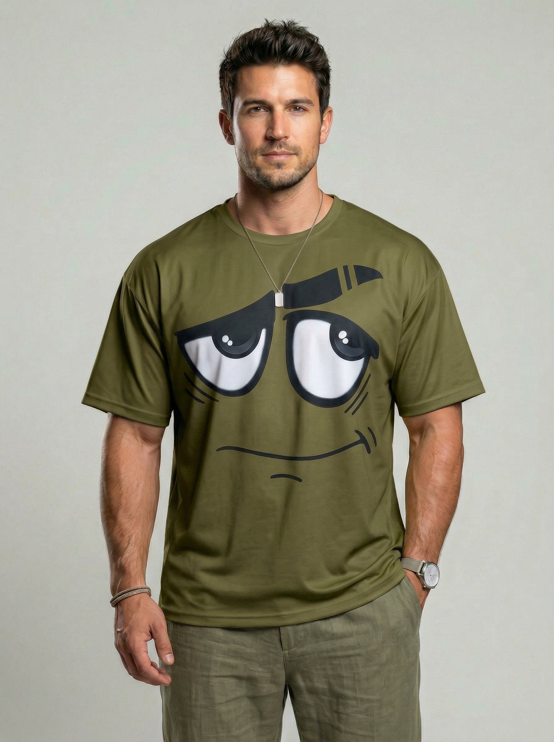 KZZ Men's 3D-Printed T-Shirt