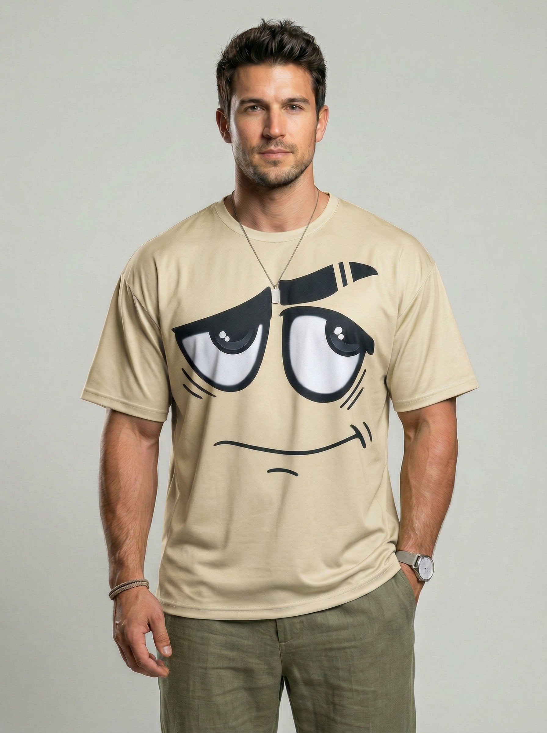 KZZ Men's 3D-Printed T-Shirt