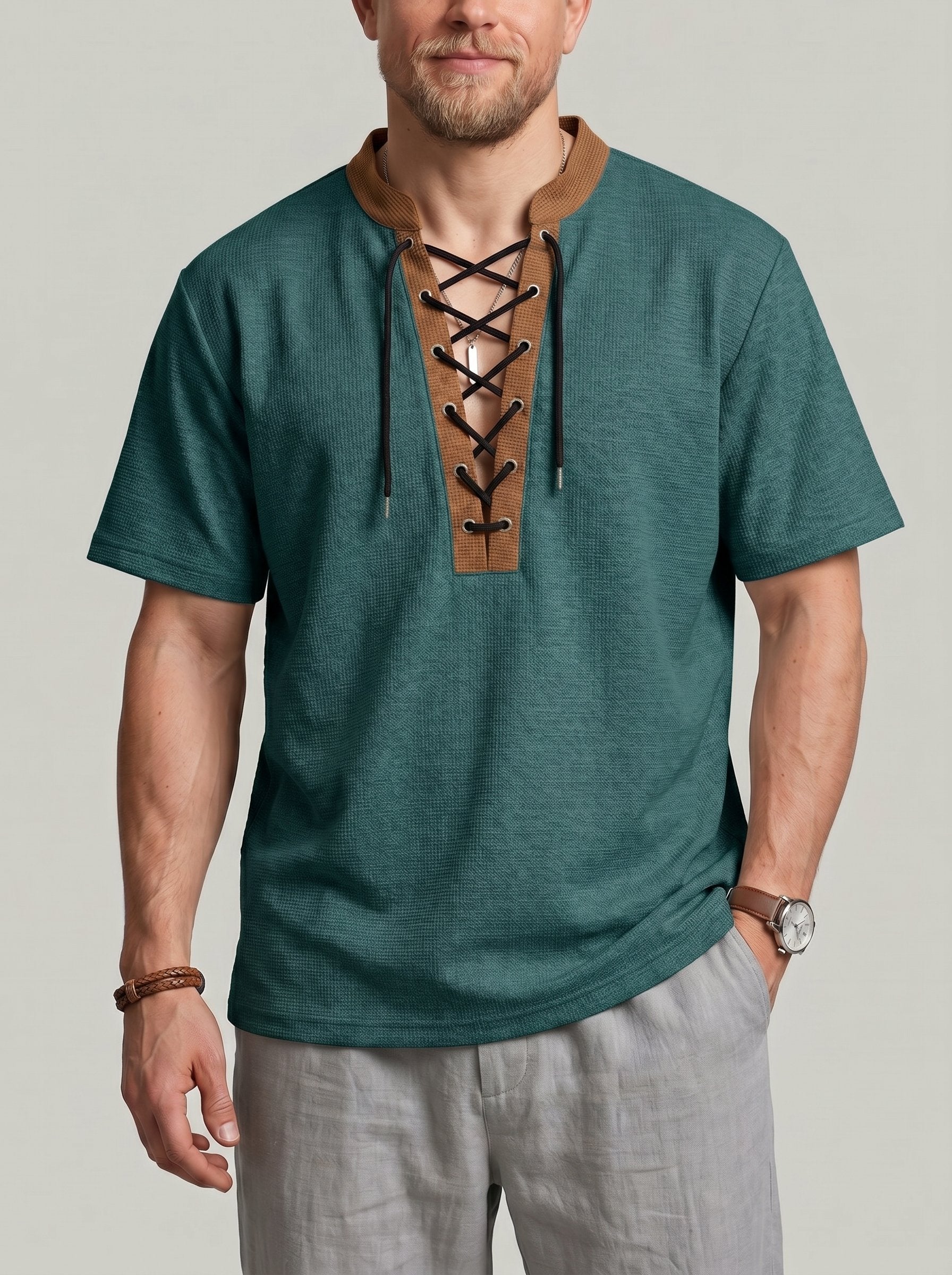KZZ Summer Casual Short-Sleeve Top