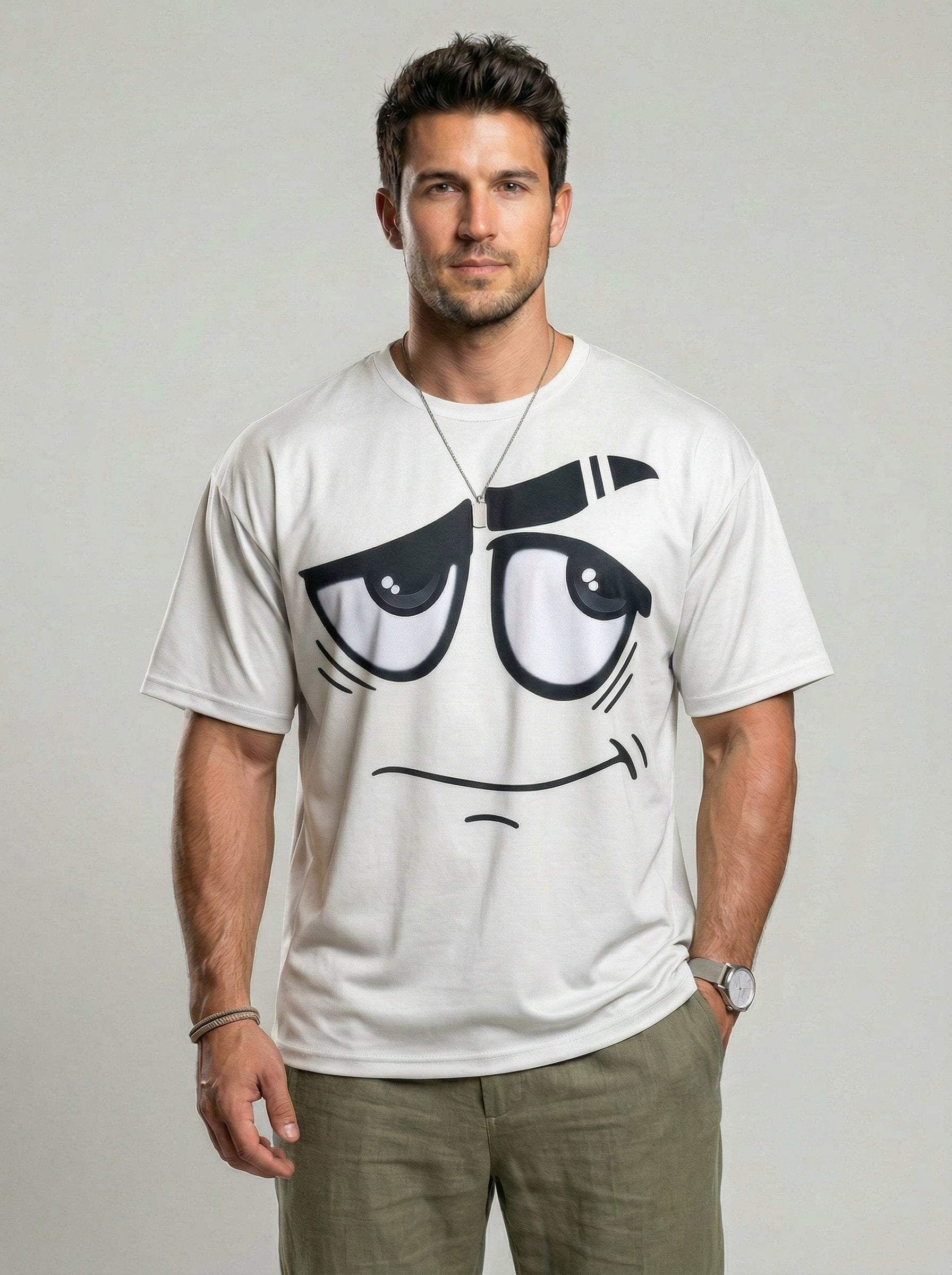 KZZ Men's 3D-Printed T-Shirt