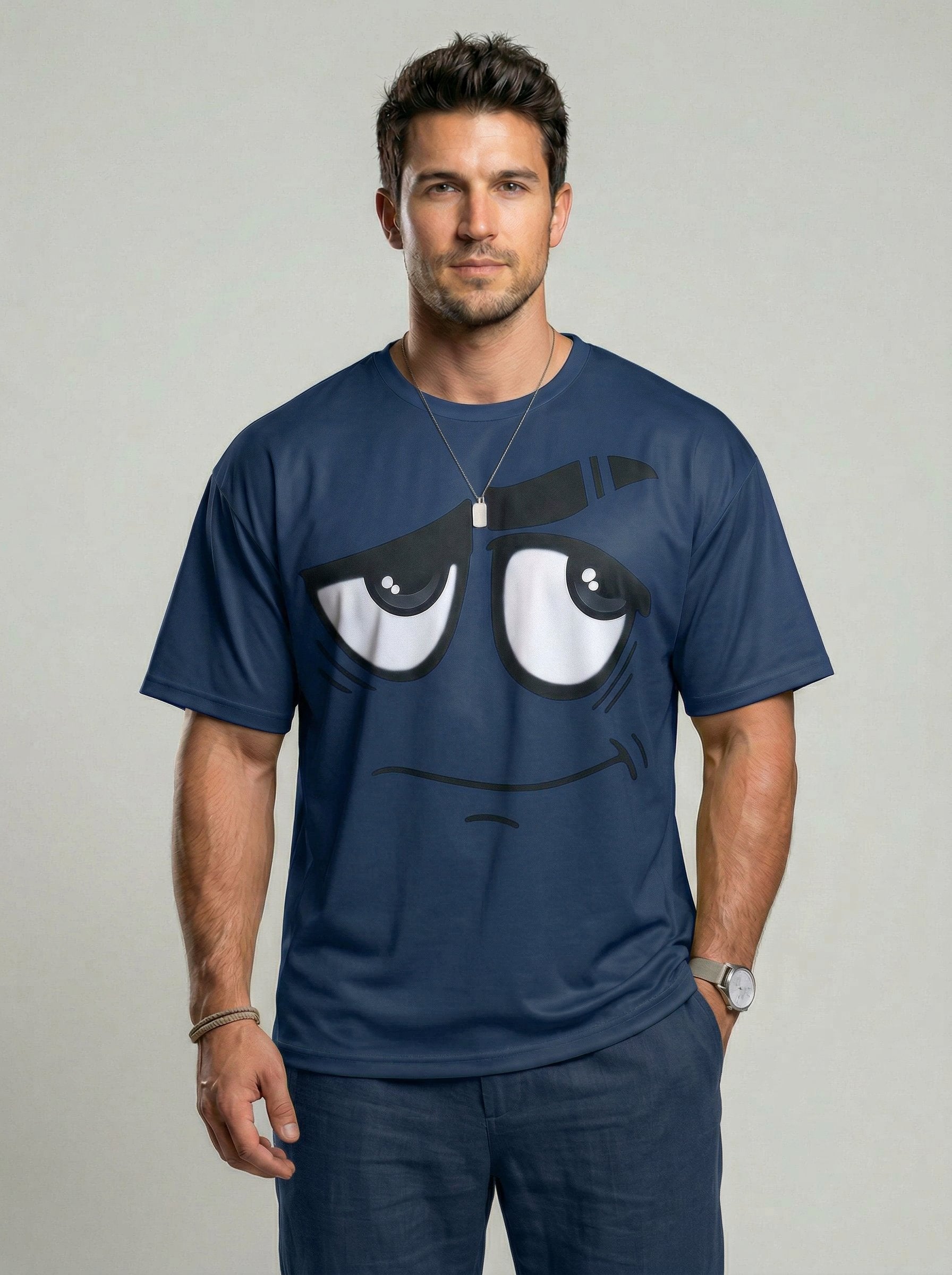 KZZ Men's 3D-Printed T-Shirt