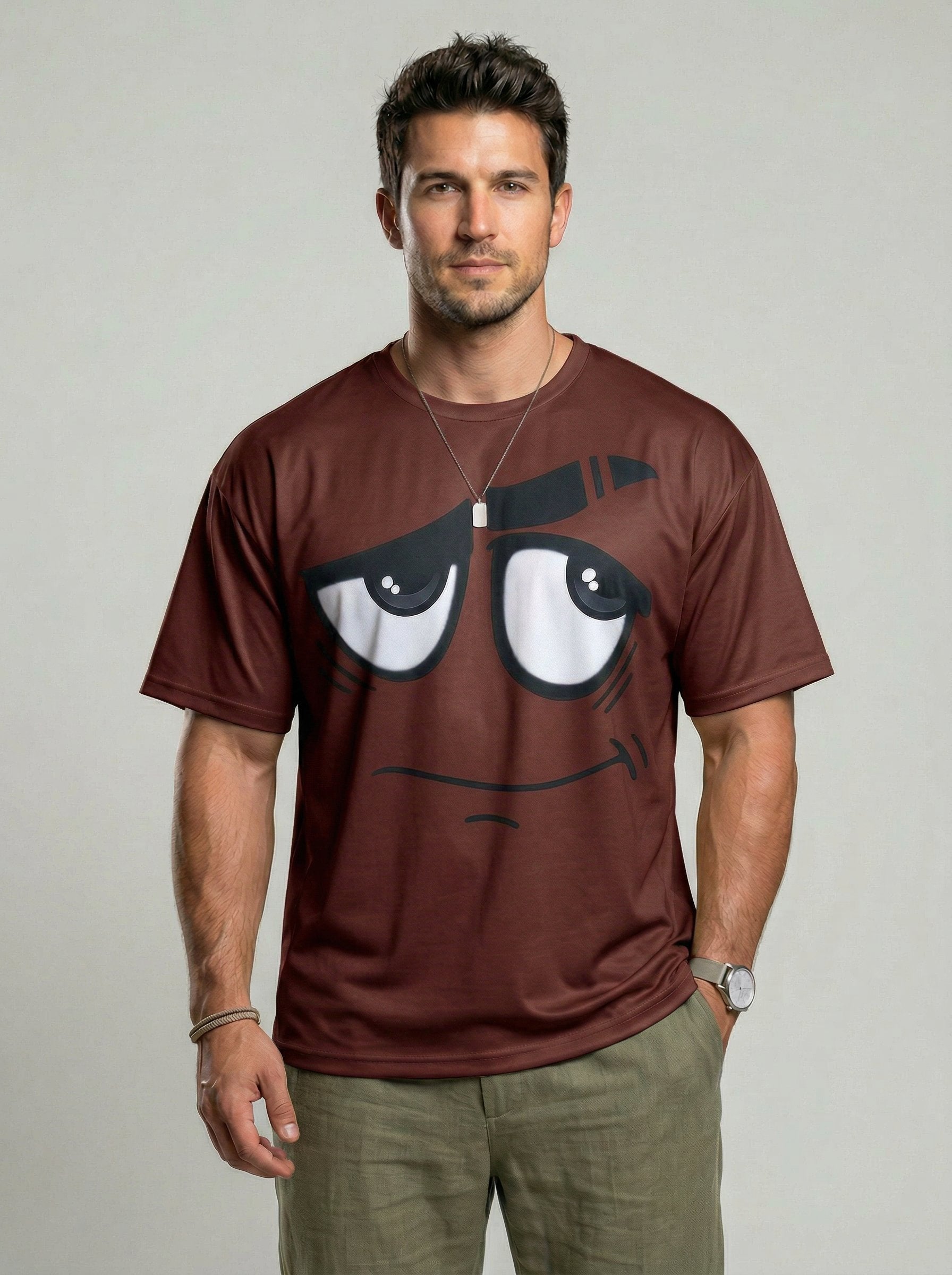 KZZ Men's 3D-Printed T-Shirt