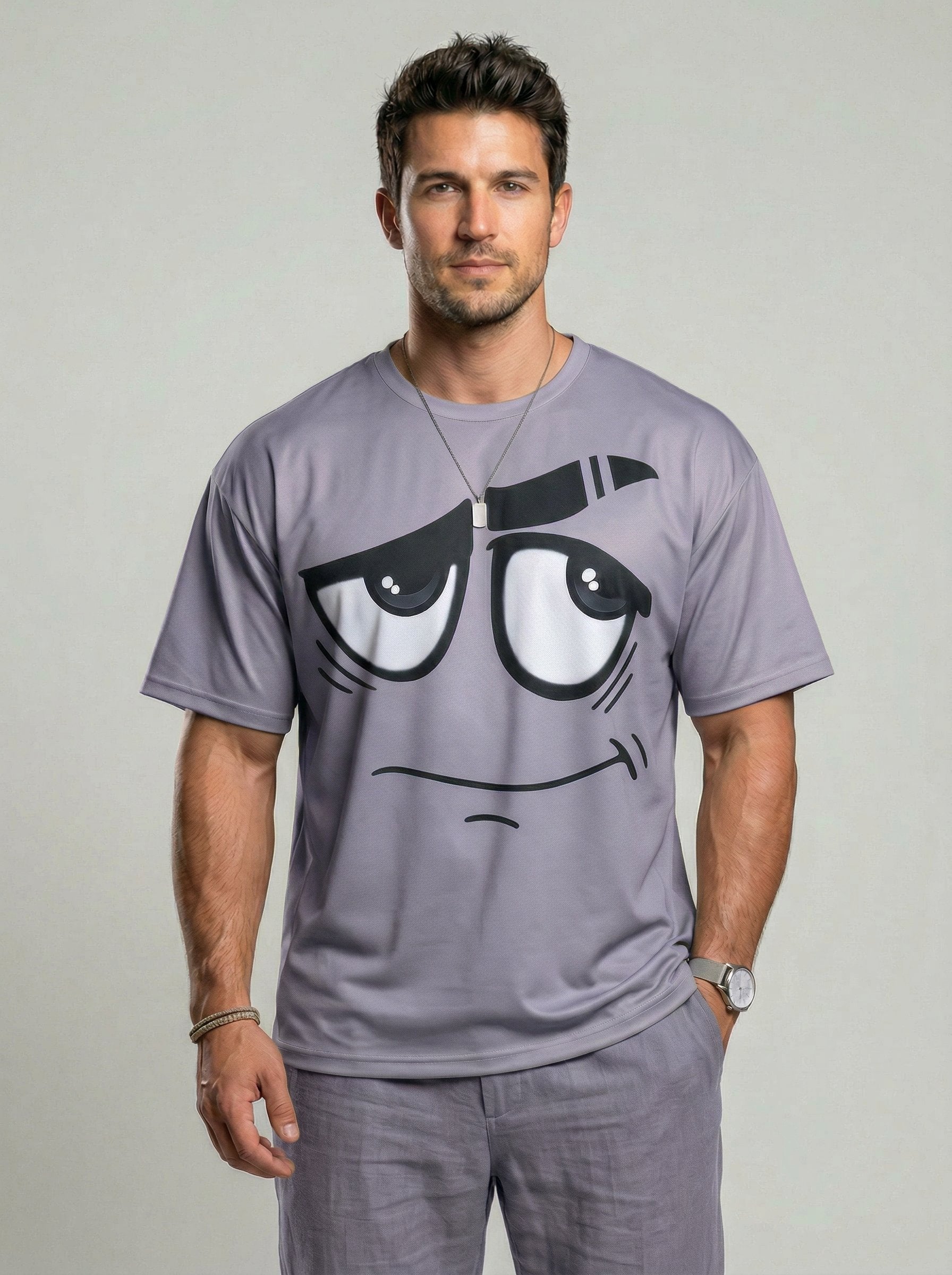 KZZ Men's 3D-Printed T-Shirt