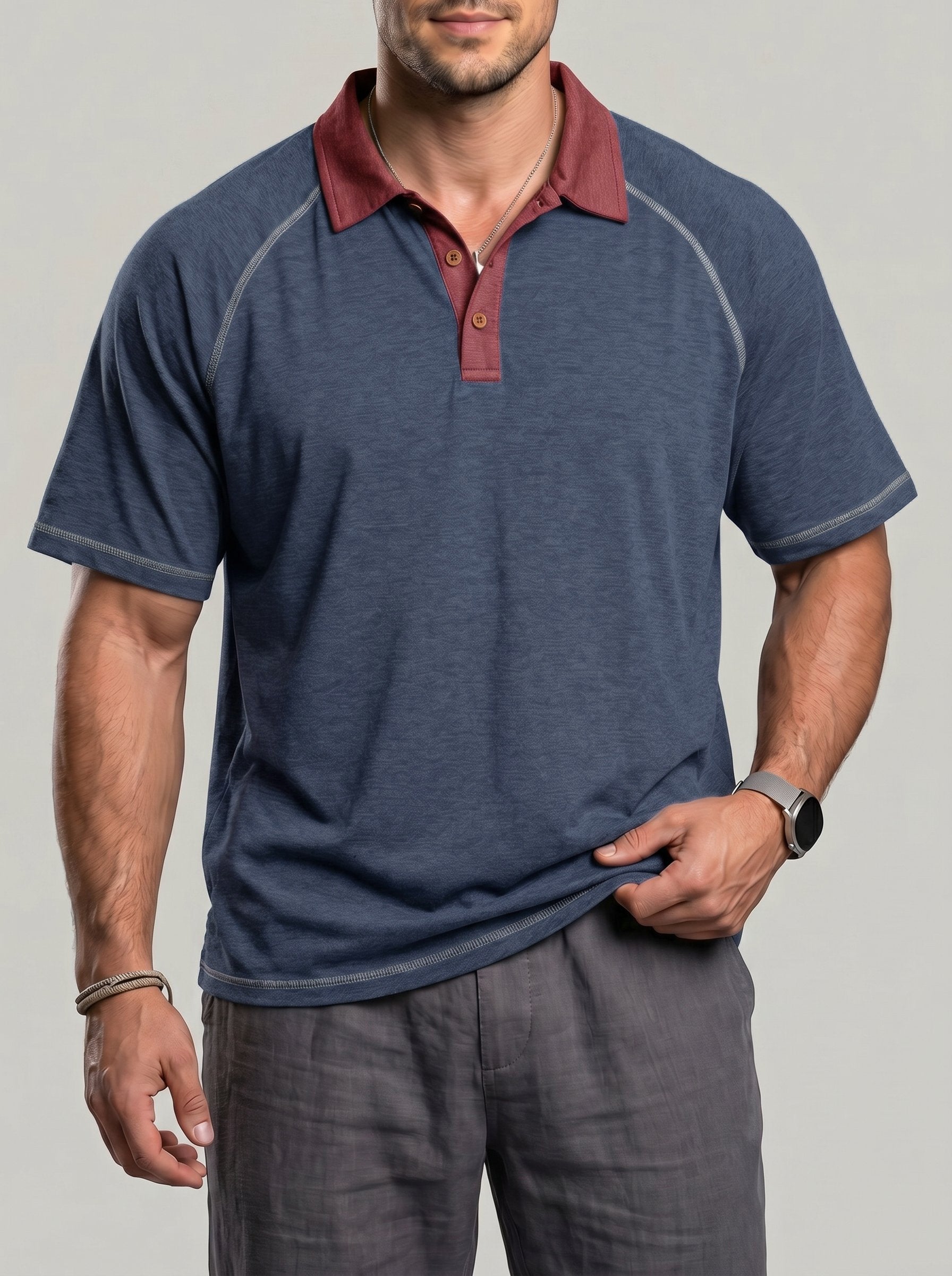 KZZ Men's Polo Shirt